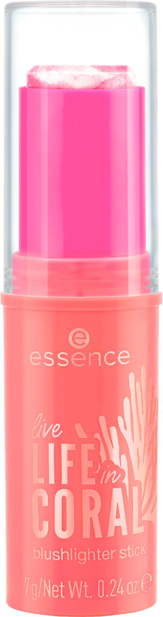 Essence Rouge »live LIFE in CORAL blushlighter stick«, (Set, 3 tlg.), mit cremiger Textur