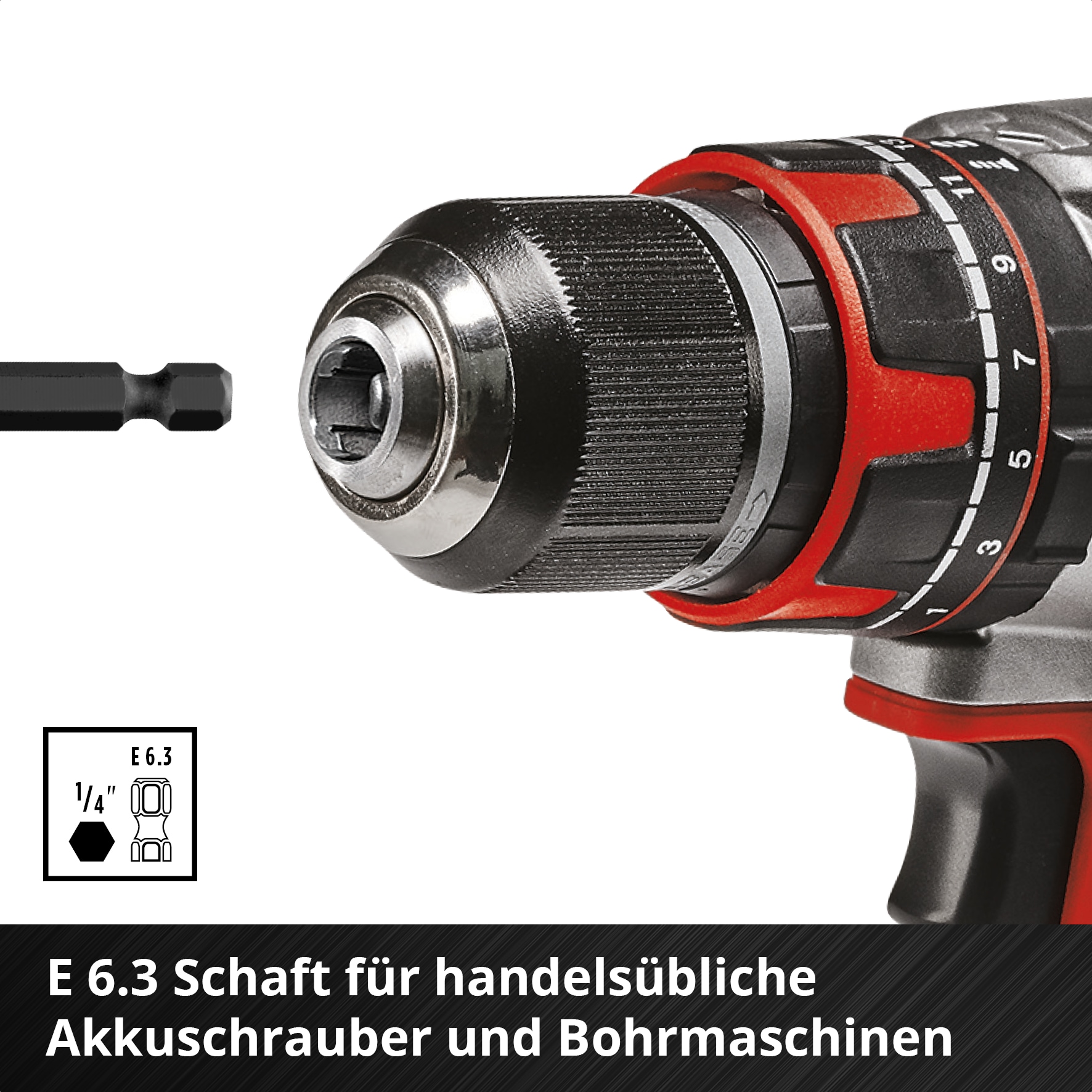 Einhell Bohrer- und Bit-Set »M-CASE« Kombi-Set, Bohrer-Set, 16 Stk. tlg.