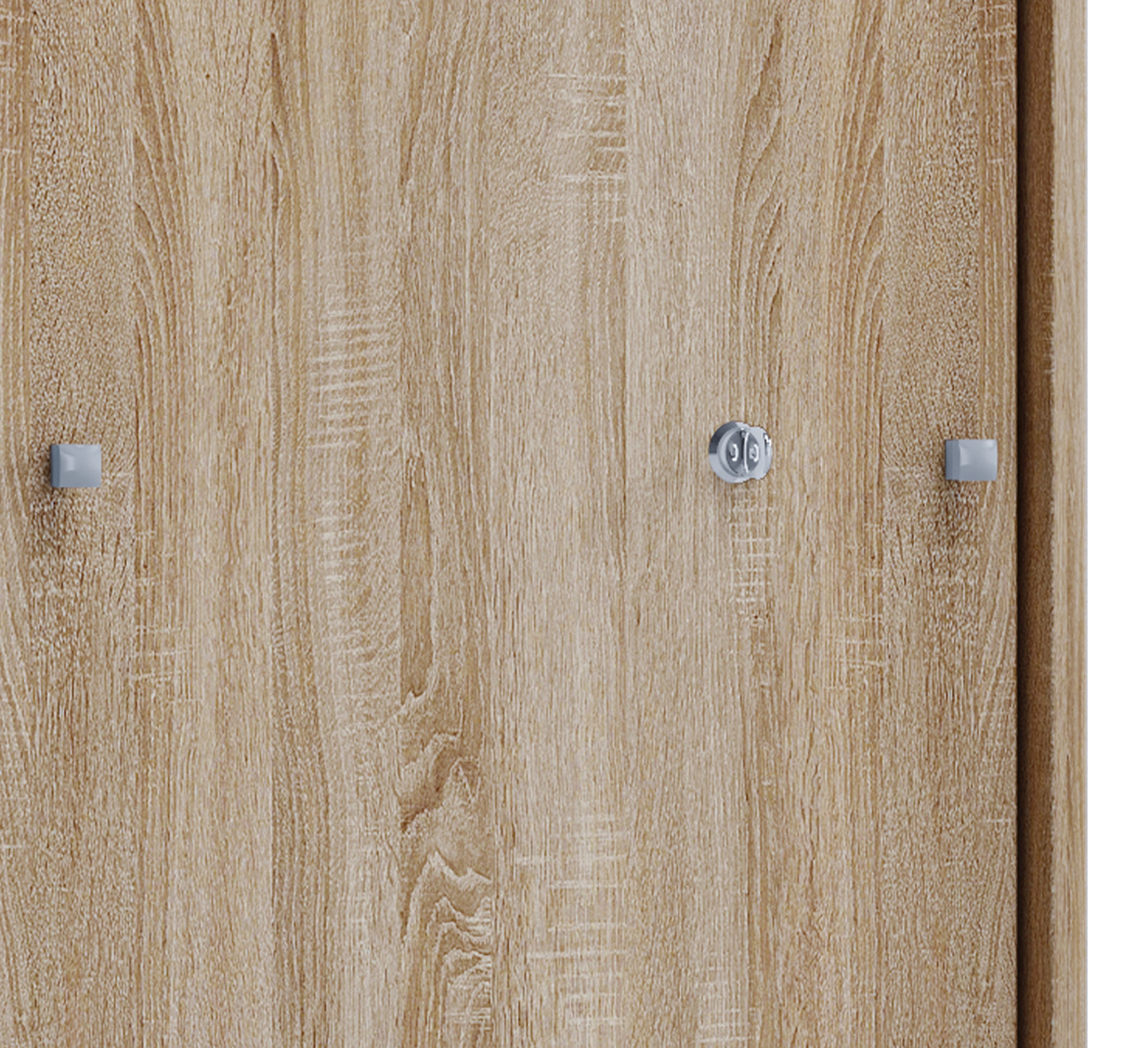 VCM Aktenschrank »VCM Büroschrank mit 3 Fächern | moderner Aktenschrank mit Schiebetüren | Maße ca. B. 70 x H. 111 x T. 40 cm ¿ Lona 3-Fach«, (1 St.)