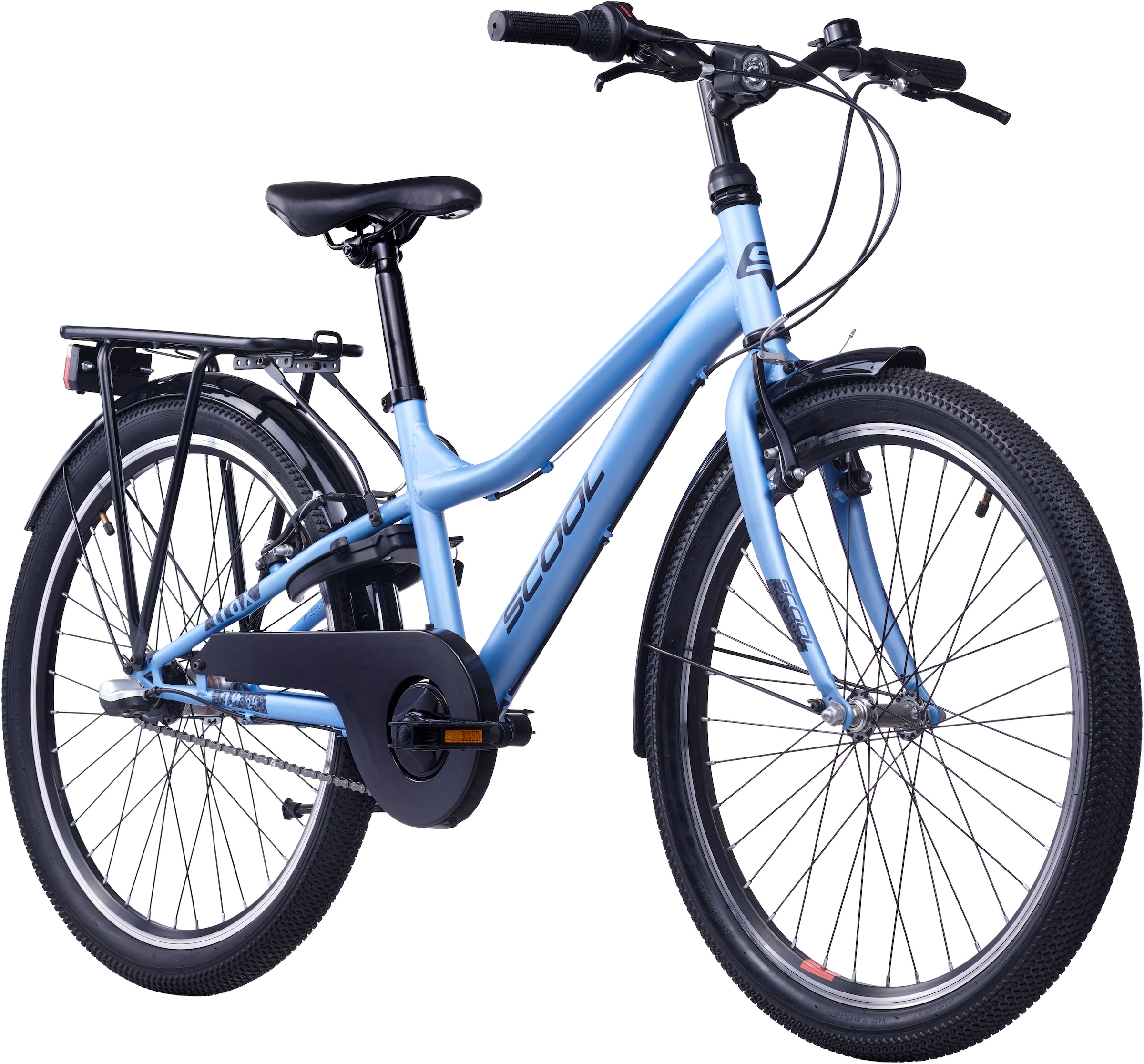S’COOL Kinderfahrrad »S'COOL troX«, 3 Gang, Shimano, Nabenschaltung