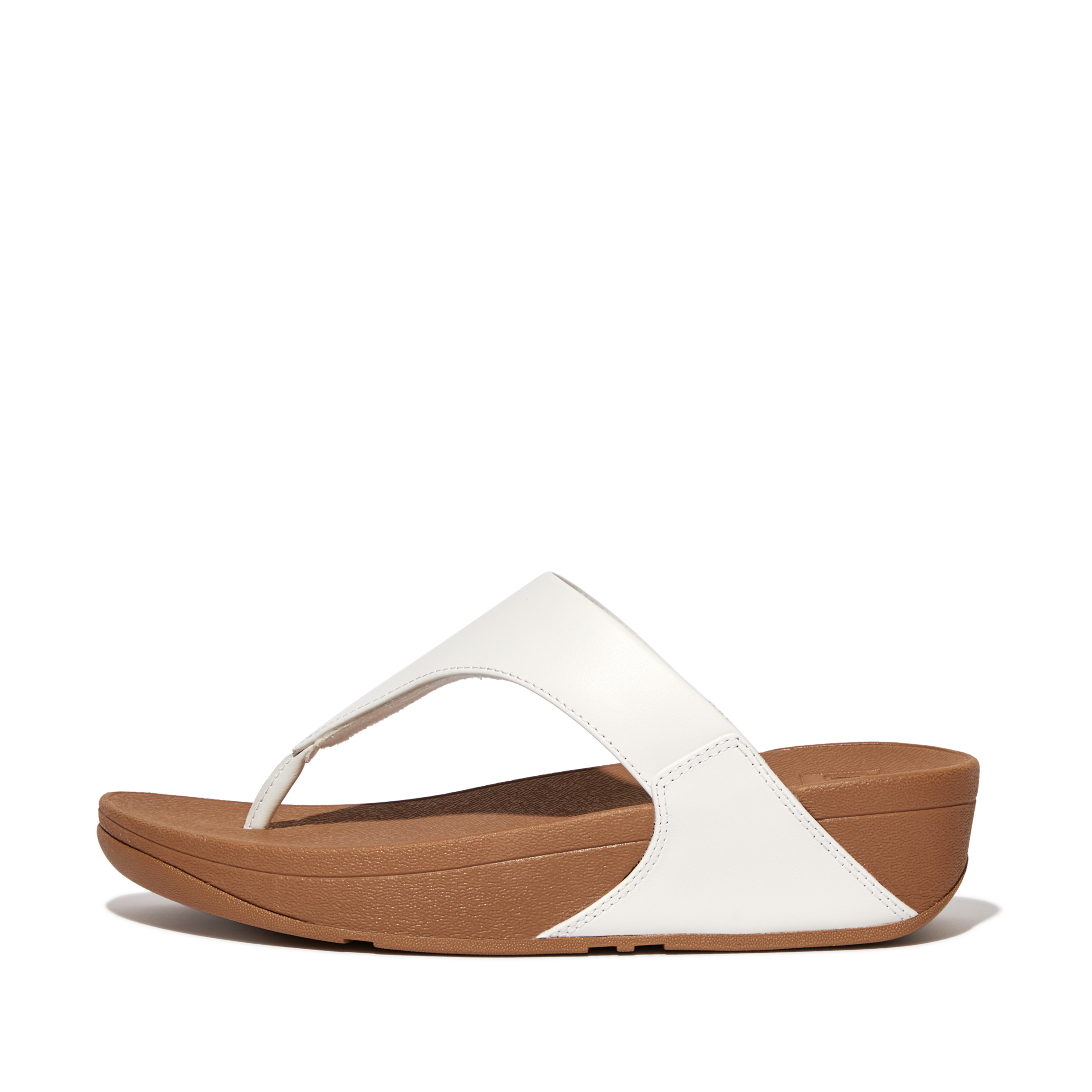 Fitflop Dianette »LULU LEATHER TOEPOST«  Zehentrenner, Pool Slides, Pantolette, Badeschuh mit Keilabsatz