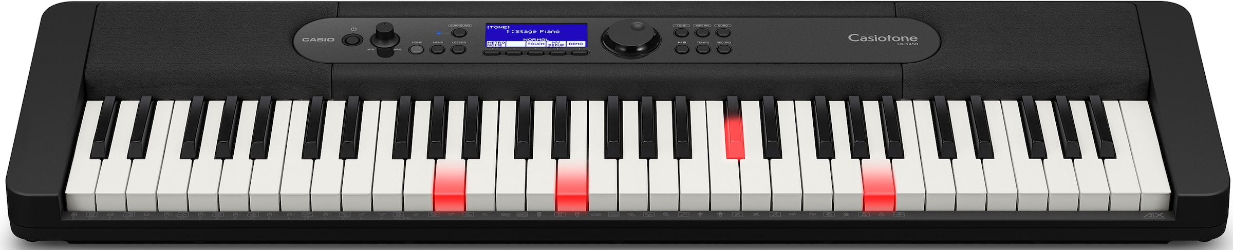 CASIO Home-Keyboard »Leuchttastenkeyboard LK-S450«, inkl. Netzteil