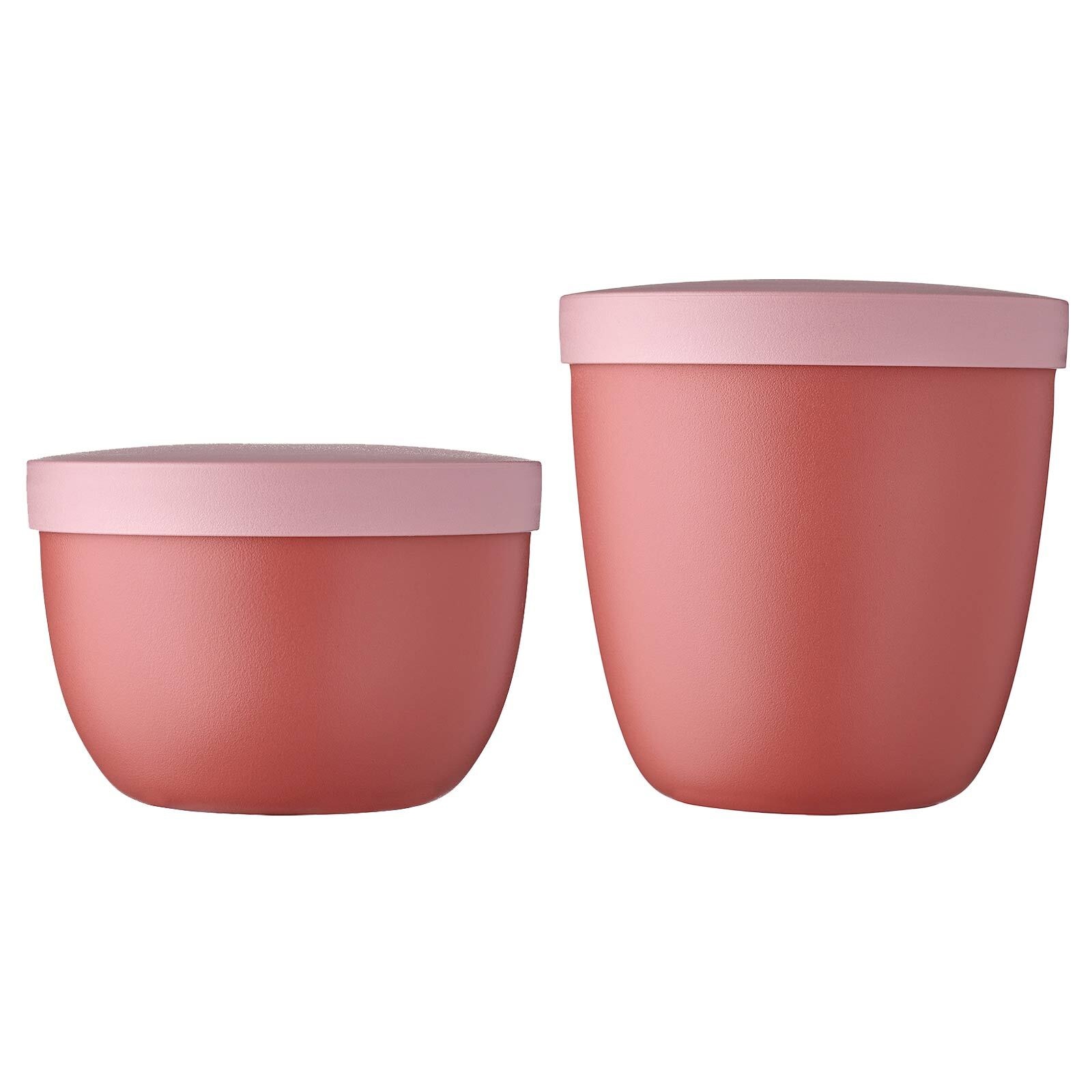 Mepal Lunchbox »Snackpots Ellipse 350 & 500 ml 2er Set« Spülmaschinengeeignet, Mikrowellengeeignet (ohne Deckel)