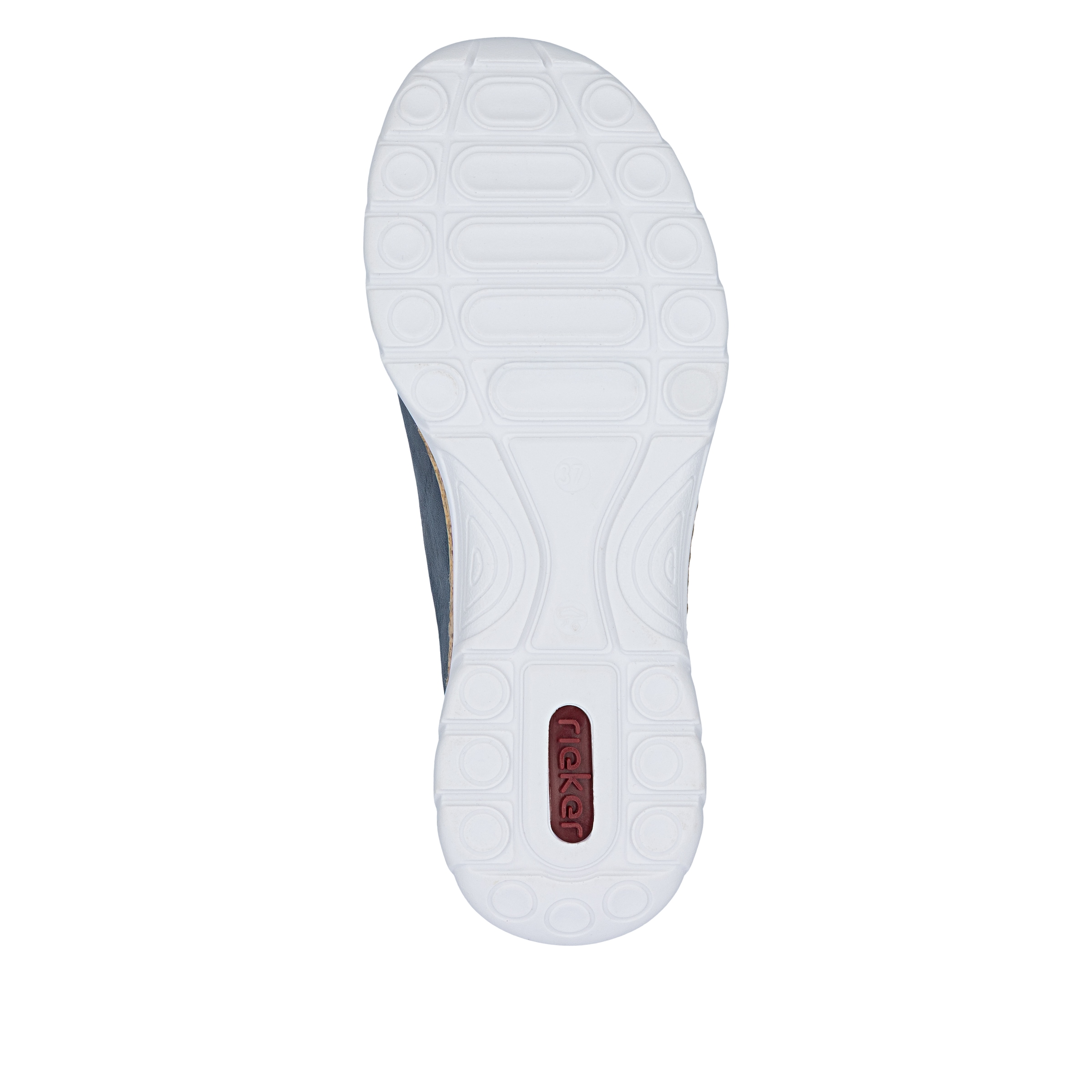 Rieker Slipper  Slip-on Sneaker, Schlupfschuh, Halbschuh mit bunten Stretcheinsätzen