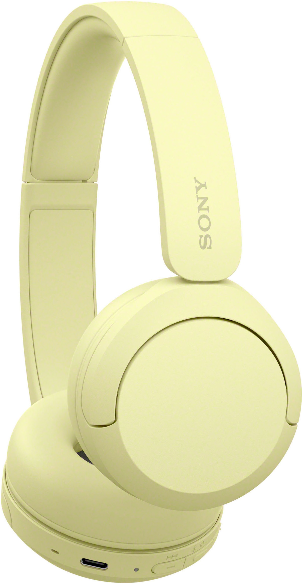 Sony Bluetooth-Kopfhörer »WHCH520«, Bluetooth, Noise-Cancelling-Active Noise Cancelling (ANC)-Freisprechfunktion-Rauschunterdrückung-Sprachsteuerung-kompatibel mit Siri, 200 Std. Max. Akkulaufzeit (Standby)