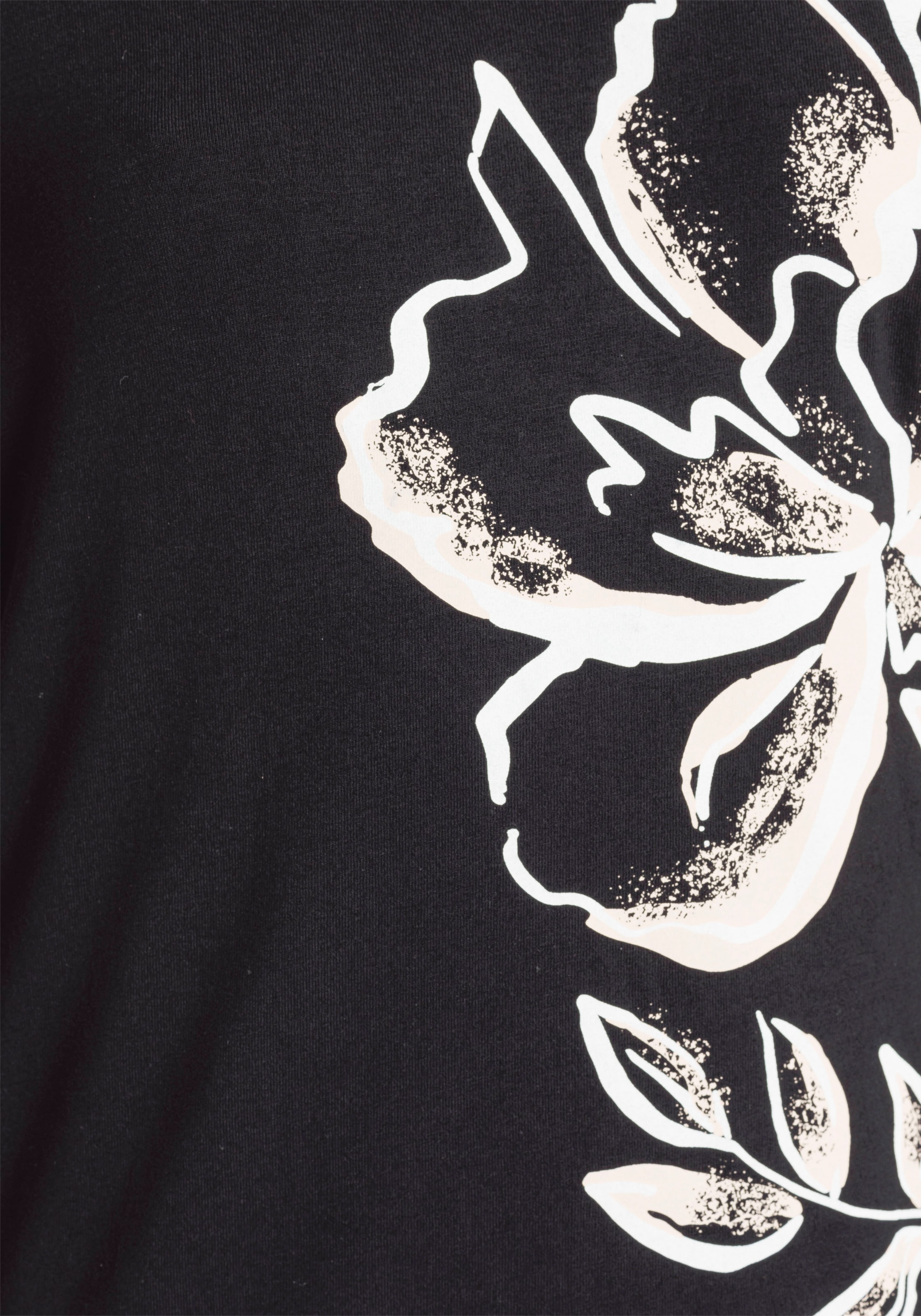 Boysen's Print-Shirt, mit großem Floraldruck - - NEUE KOLLEKTION
