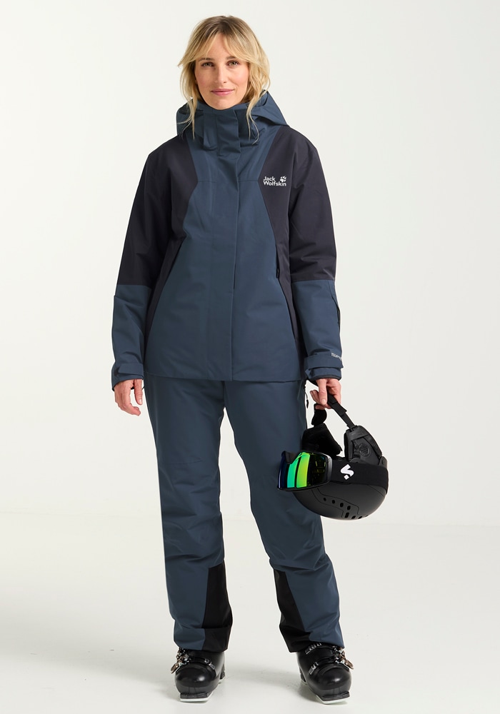 Jack Wolfskin Skijacke »FLOWLINE 2L INS JKT W«, mit Kapuze