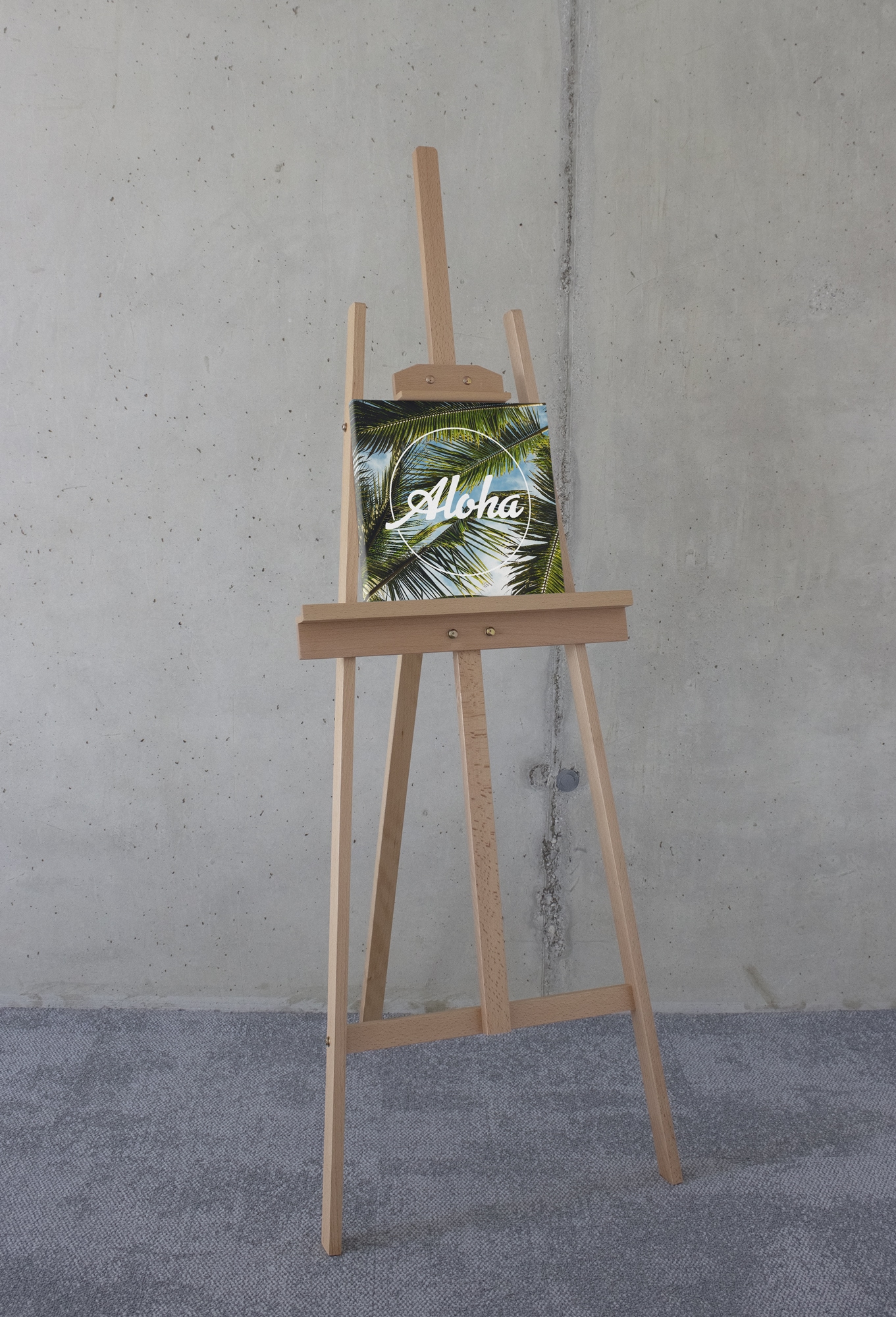 Komar Leinwandbild »Holy Island - Größe 30 x 30 cm« Natur 1 Stk. tlg. Keilrahmenbild mi Echtholzrahmen