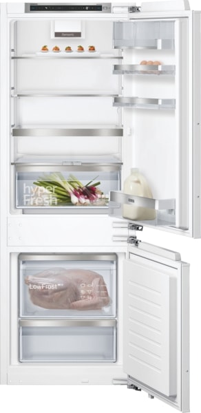 SIEMENS Einbaukühlgefrierkombination iQ500 "KI77SADD0" 157,8 cm hoch 55,8 cm breit Low Frost: geringere Eisbildung & schnelleres Abtauen