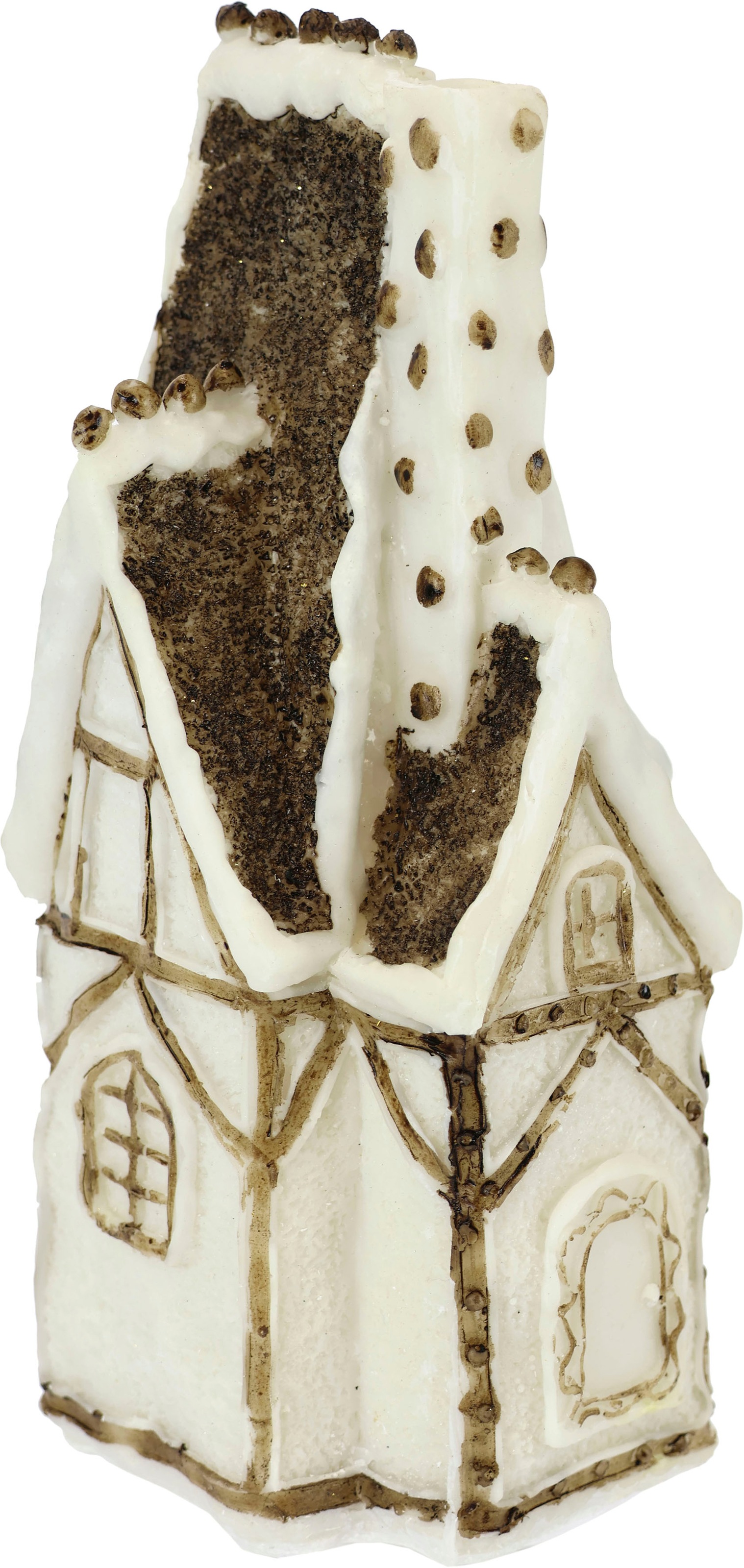 I.GE.A. Dekofigur »Haus«, Weihnachtsdeko aus Polyresin, Höhe ca. 24 cm