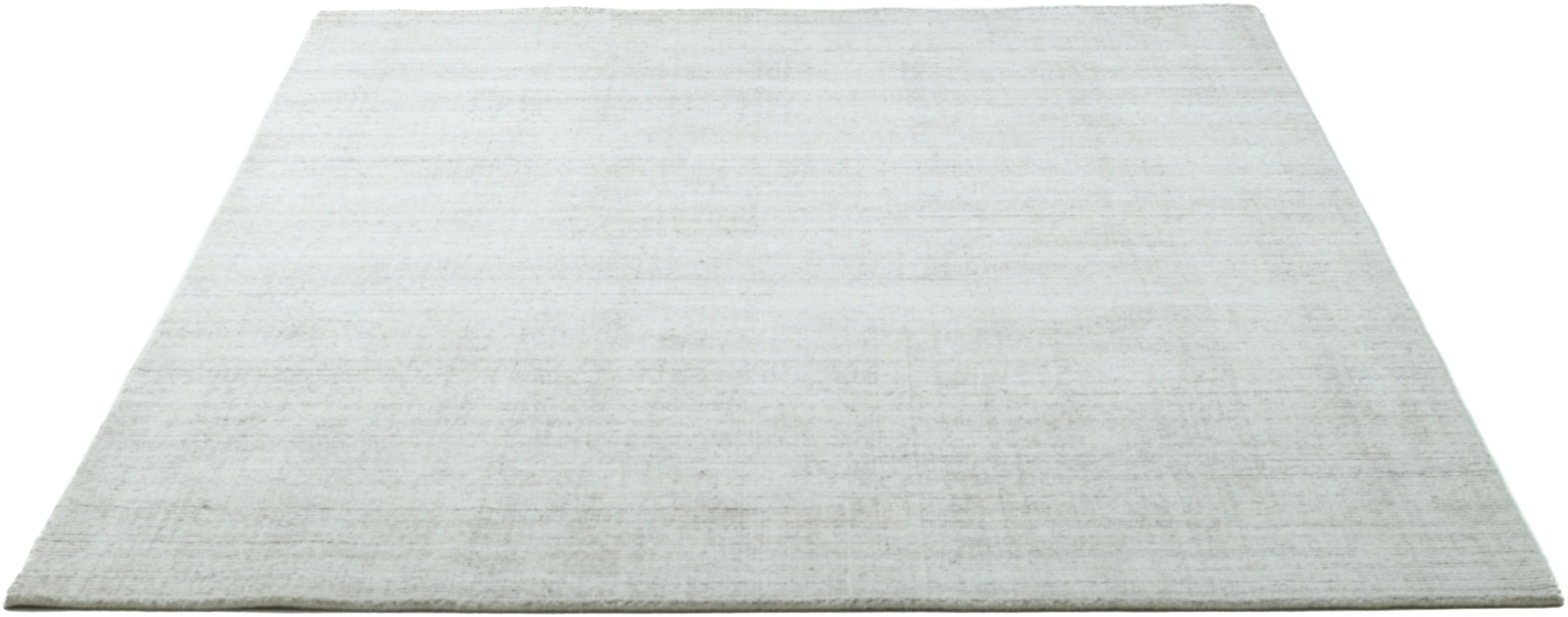Sansibar Teppich »Tinnum Uni meliert«, rechteckig, 13 mm Höhe, meliert, 60% Wolle, handgearbeitet in aufwendiger Handloom-Technik