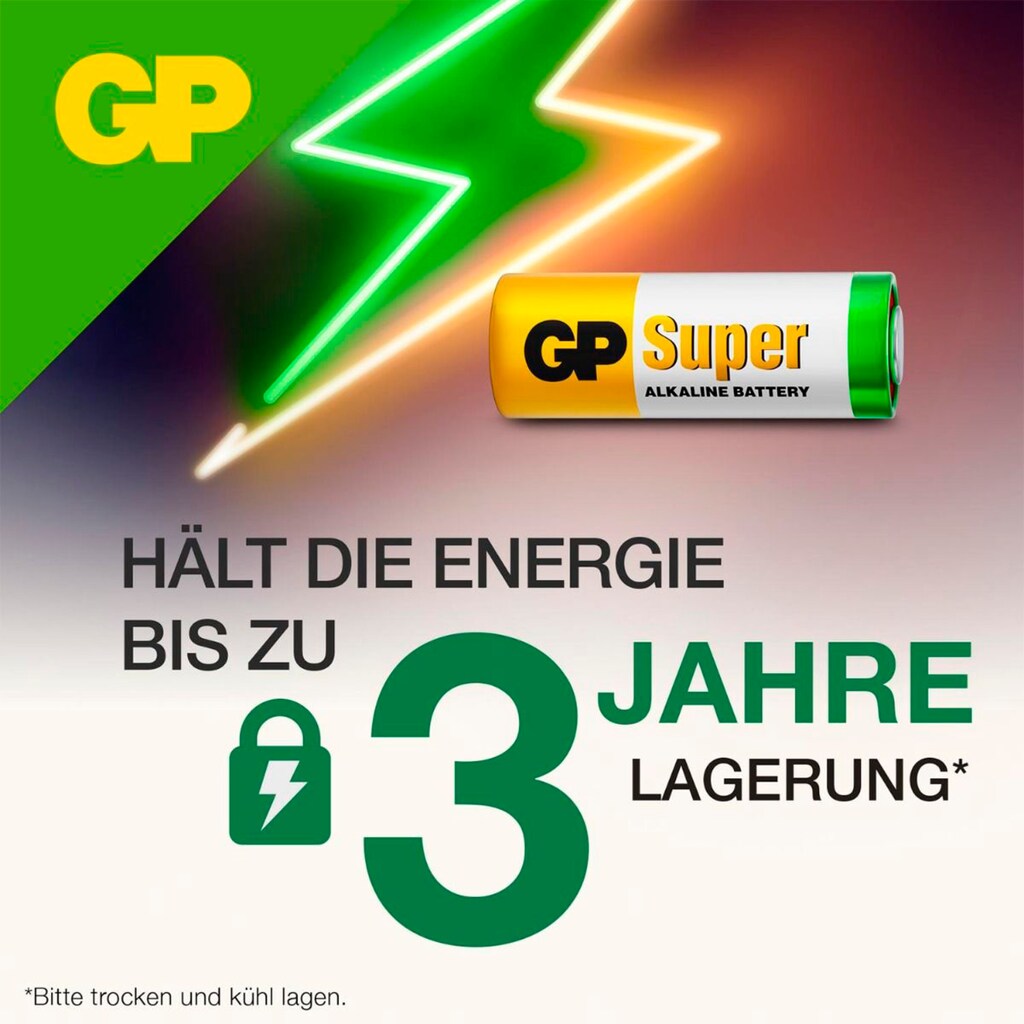 GP Batteries Batterie »5er Pack Alkaline Rundzellenbatterie 23A«, 12 V, (Set, 5 St.)