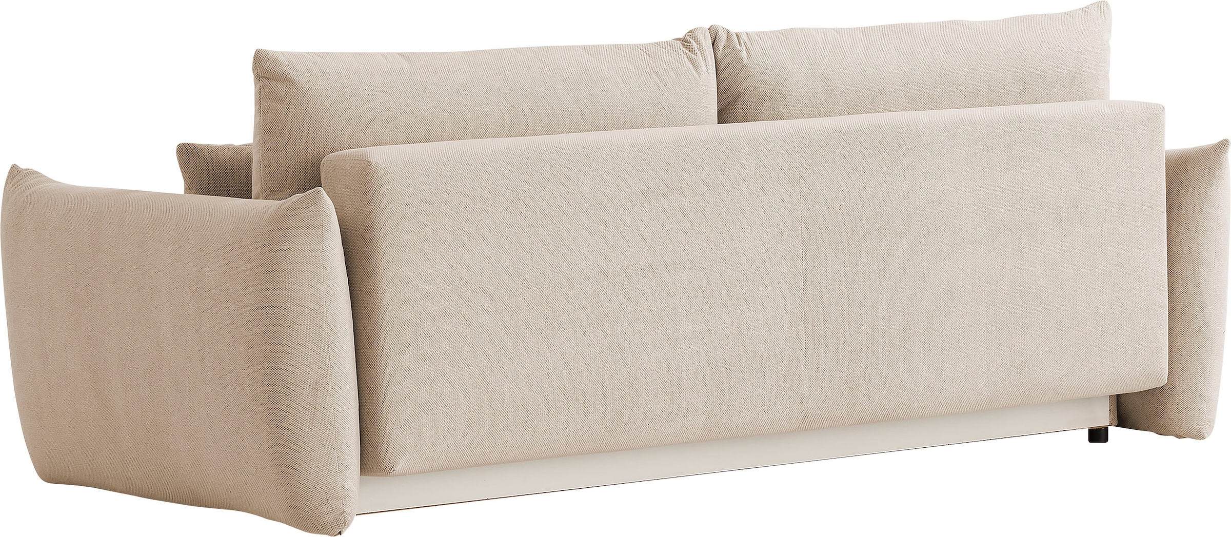 INOSIGN 3-Sitzer »MAVAS Schlafsofa mit Bettkasten« ca.240/108cm (Liegefläche 212/145 cm), Cord, Chenille, Struktur