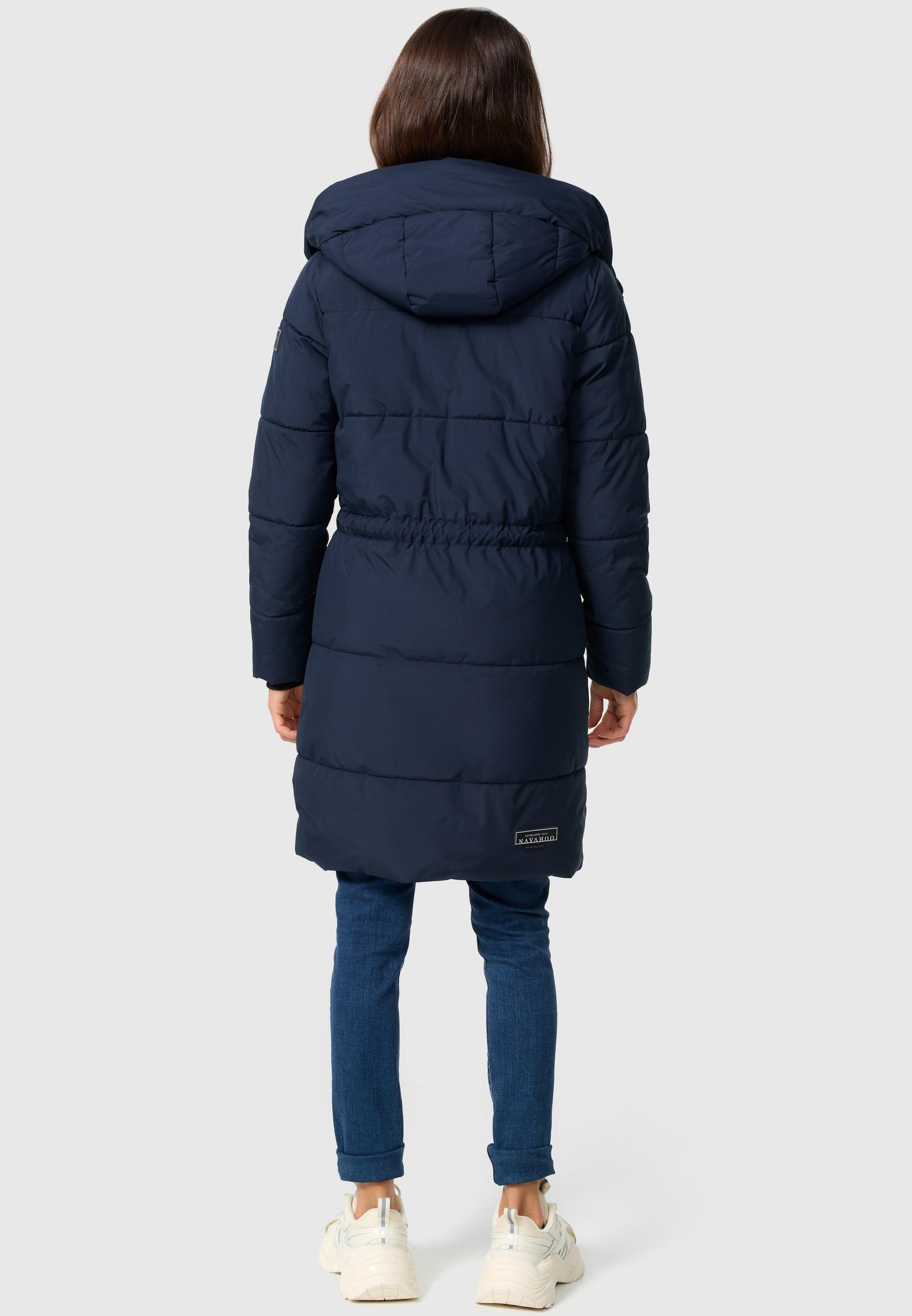 Navahoo Steppmantel »Steppmantel Zuckertatze XIV«, Stylischer Winterparka mit verstellbarer Kapuze