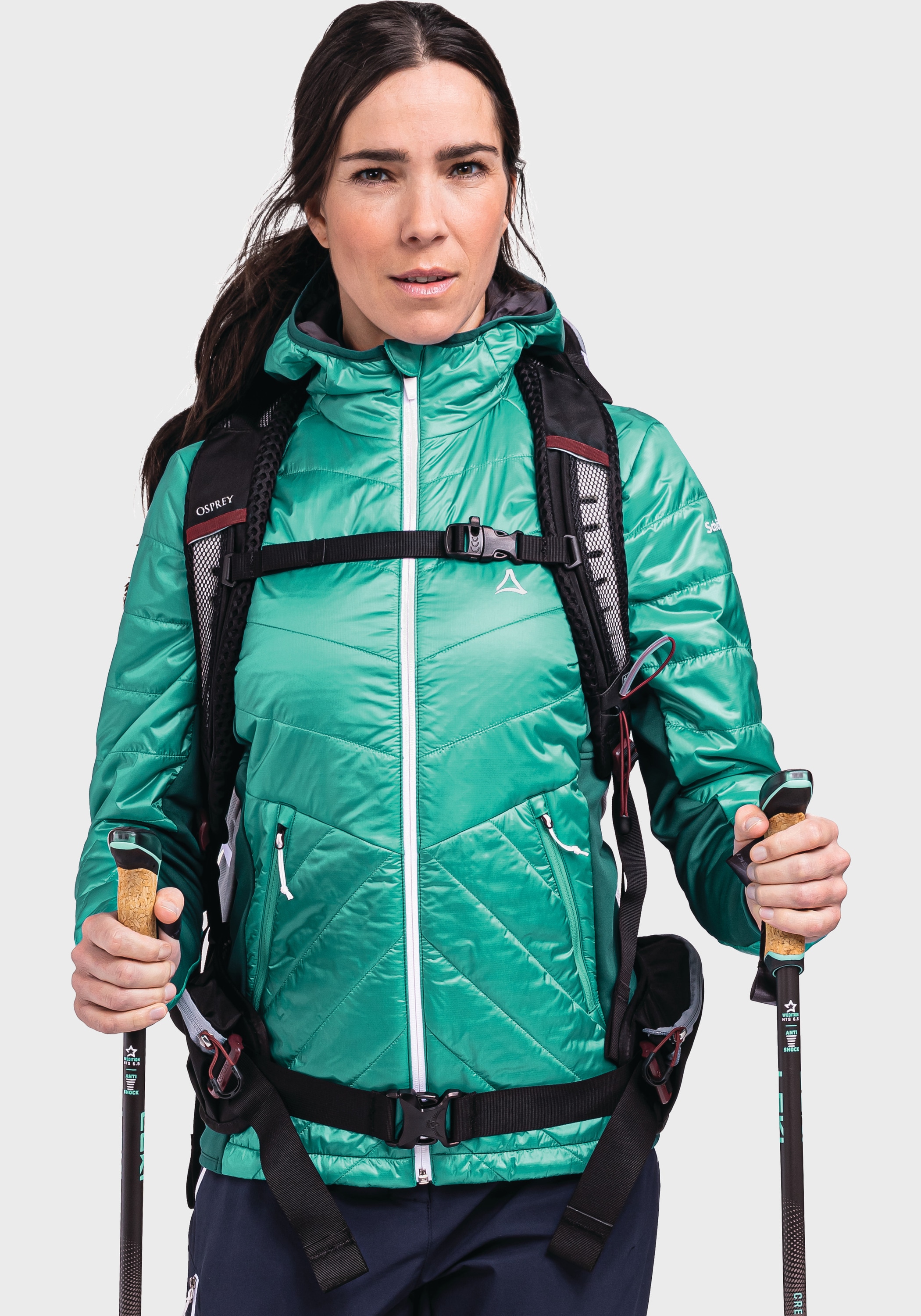 Schöffel Outdoorjacke »Hybrid Jacket Stams L«, mit Kapuze