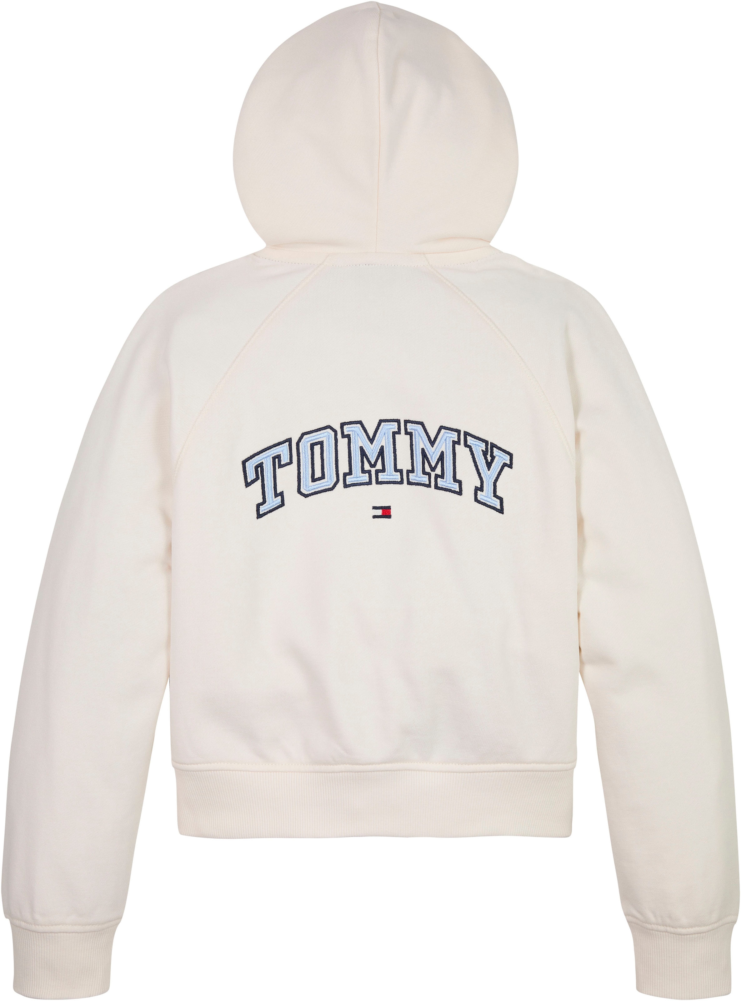 Tommy Hilfiger Sweatjacke »VARSITY EMBROIDERED ZIP UP«, Kinder bis 16 Jahre mit Logostickerei