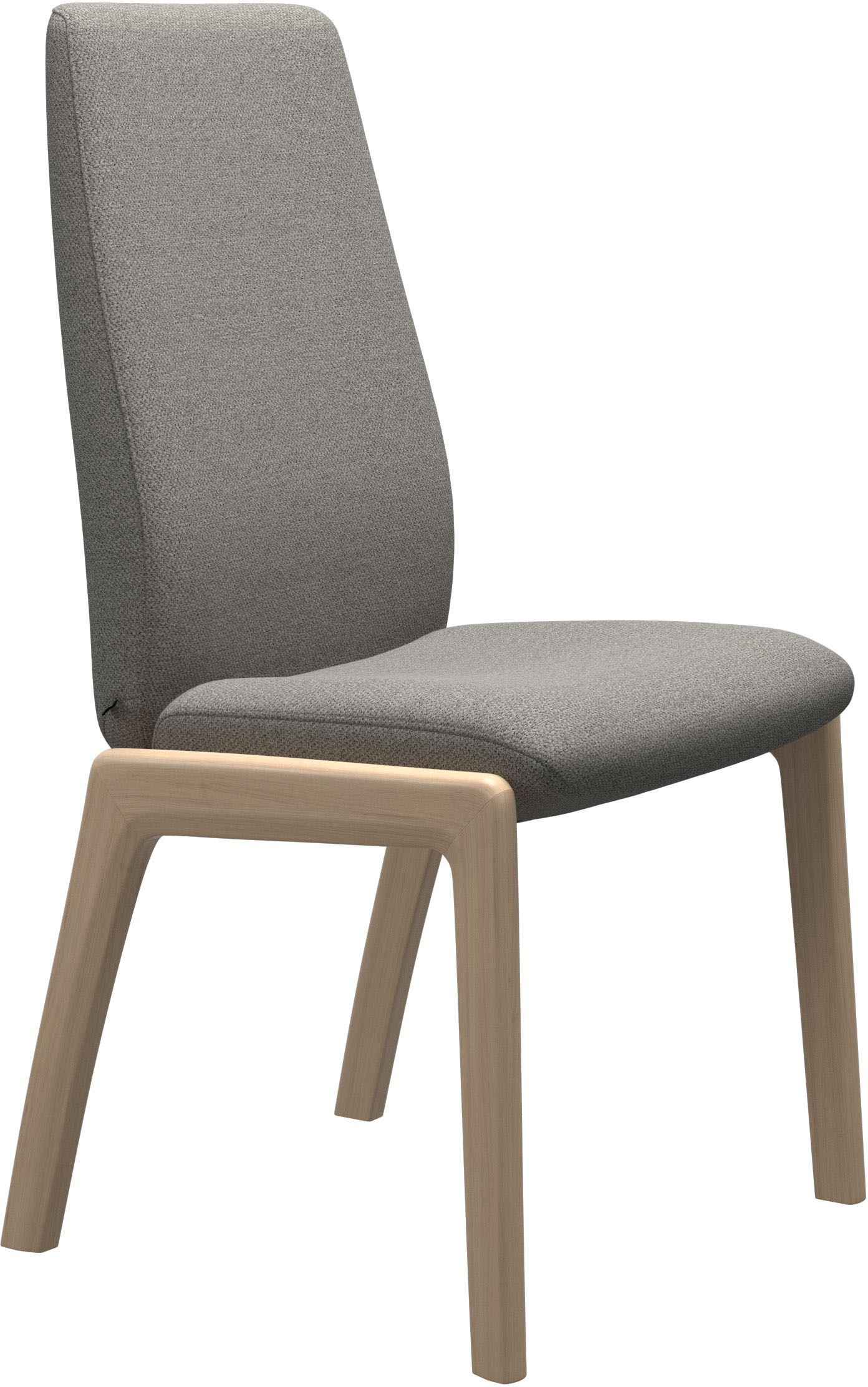 Stressless® Polsterstuhl »Laurel«, ROHLEDER Stoff Q2 FARON, High Back, Größe L, mit abgerundeten Beinen in Eiche natur