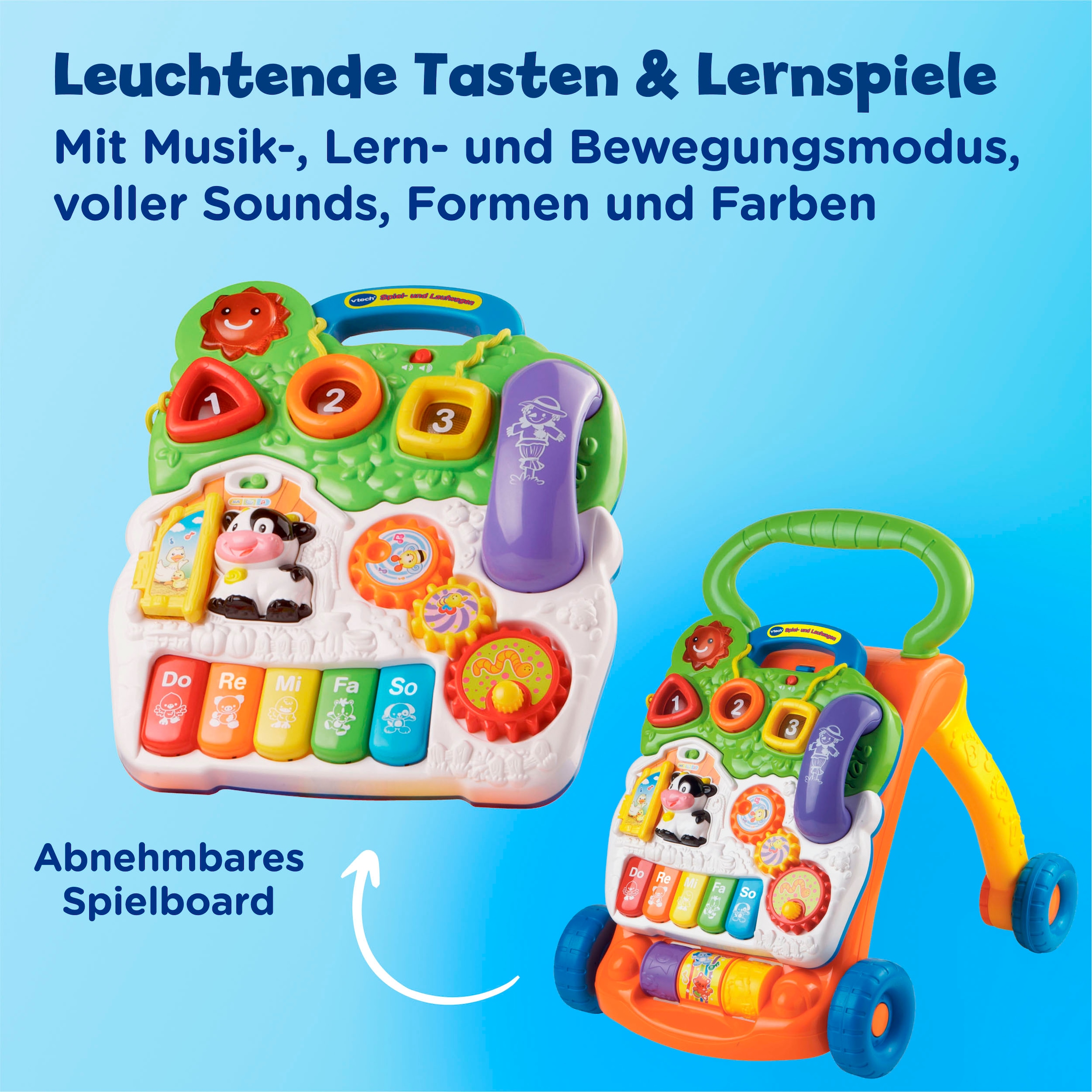 Vtech® Lauflernwagen »VTechBaby, Spiel-und Laufwagen« mit 11 Kindermelodien