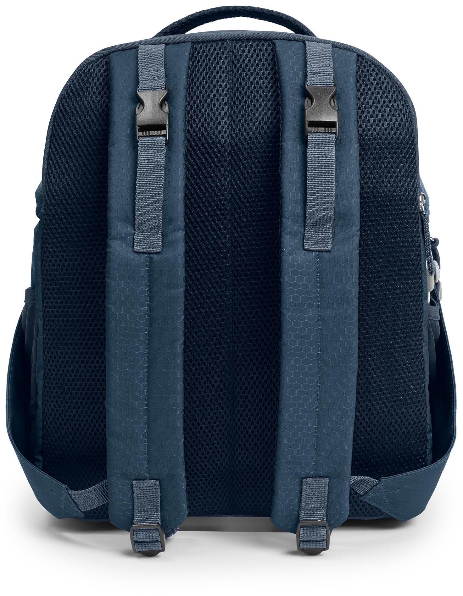 Skip Hop Wickelrucksack »Go Envi, blau-grau«, aus recyceltem Material
