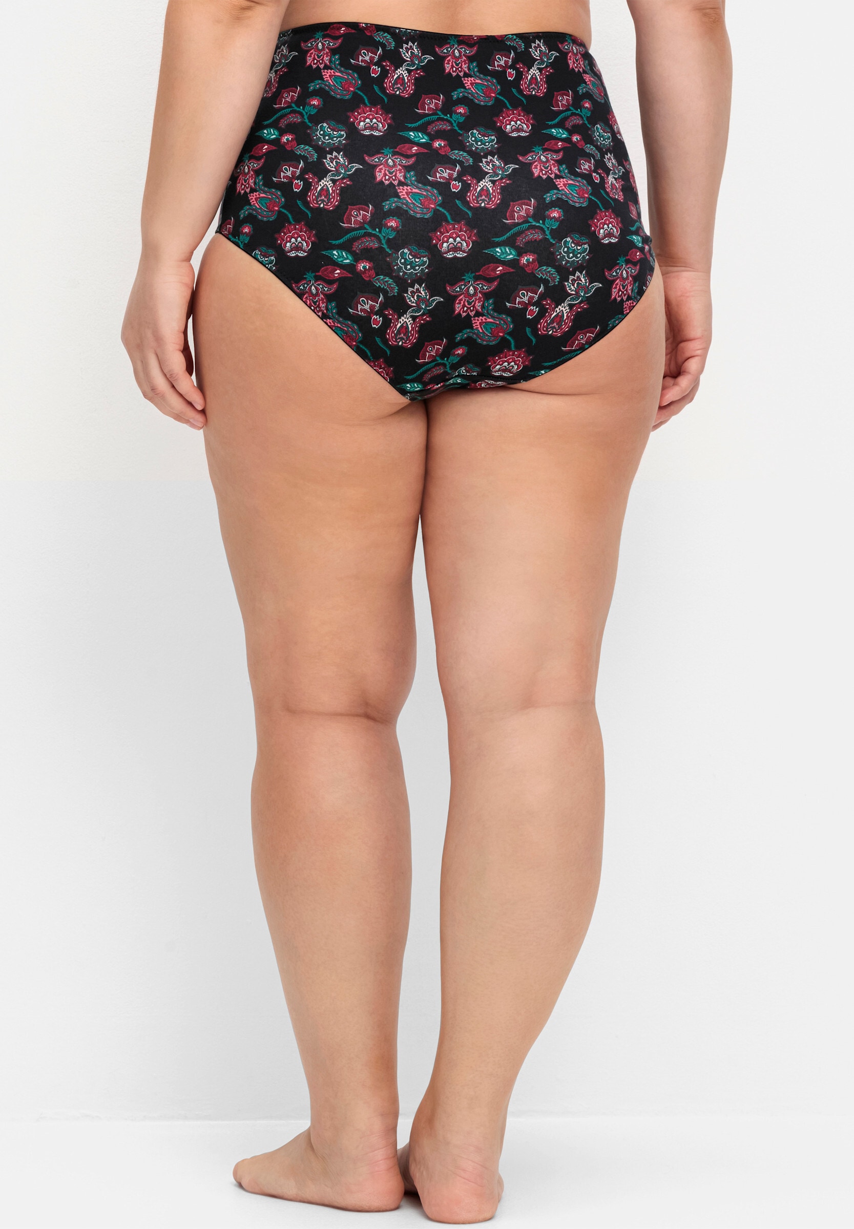 Sheego Taillenslip »High-Waist-Slip Slip im 3er Pack, mit Zierschleife vorne 3 Stück« 3 Stk.