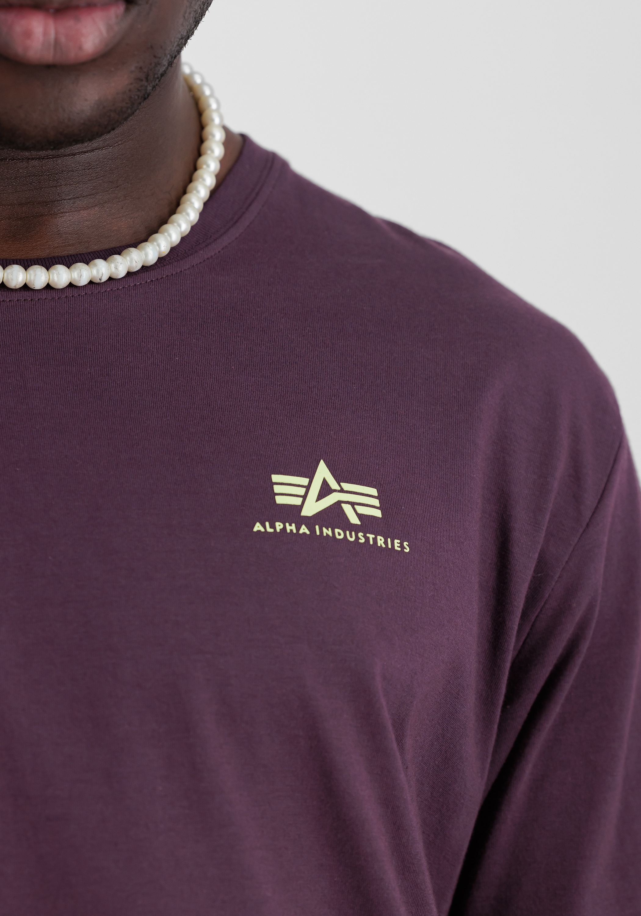 Alpha Industries T-Shirt »Alpha Industries Men - T-Shirts Basic T-Shirt SL«