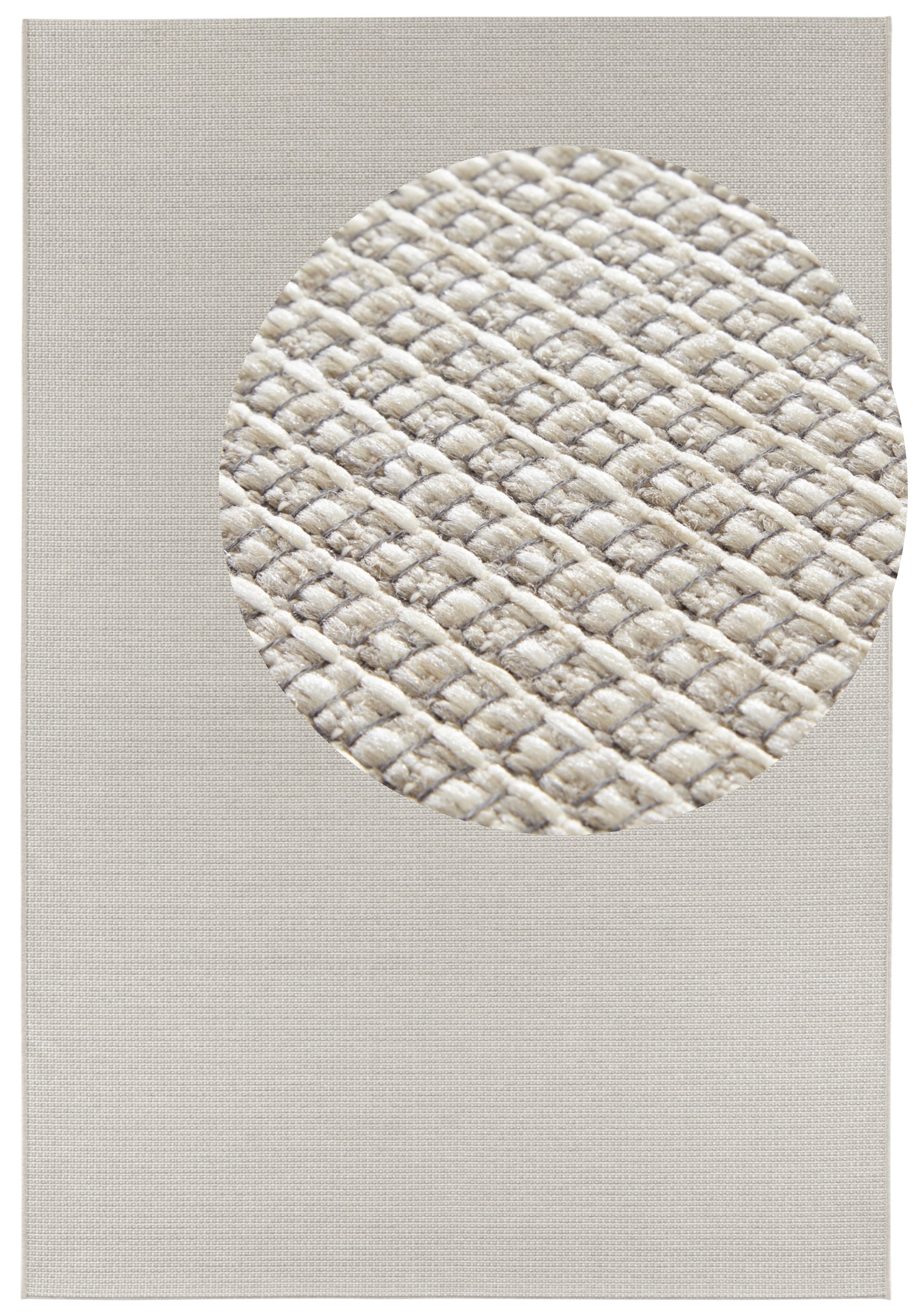 ELLE DECORATION Teppich »Millau« rechteckig 4 mm Höhe Flachgewebe, In-& Outdoor, Modern, Terrasse, Balkon, Wohnzimmer