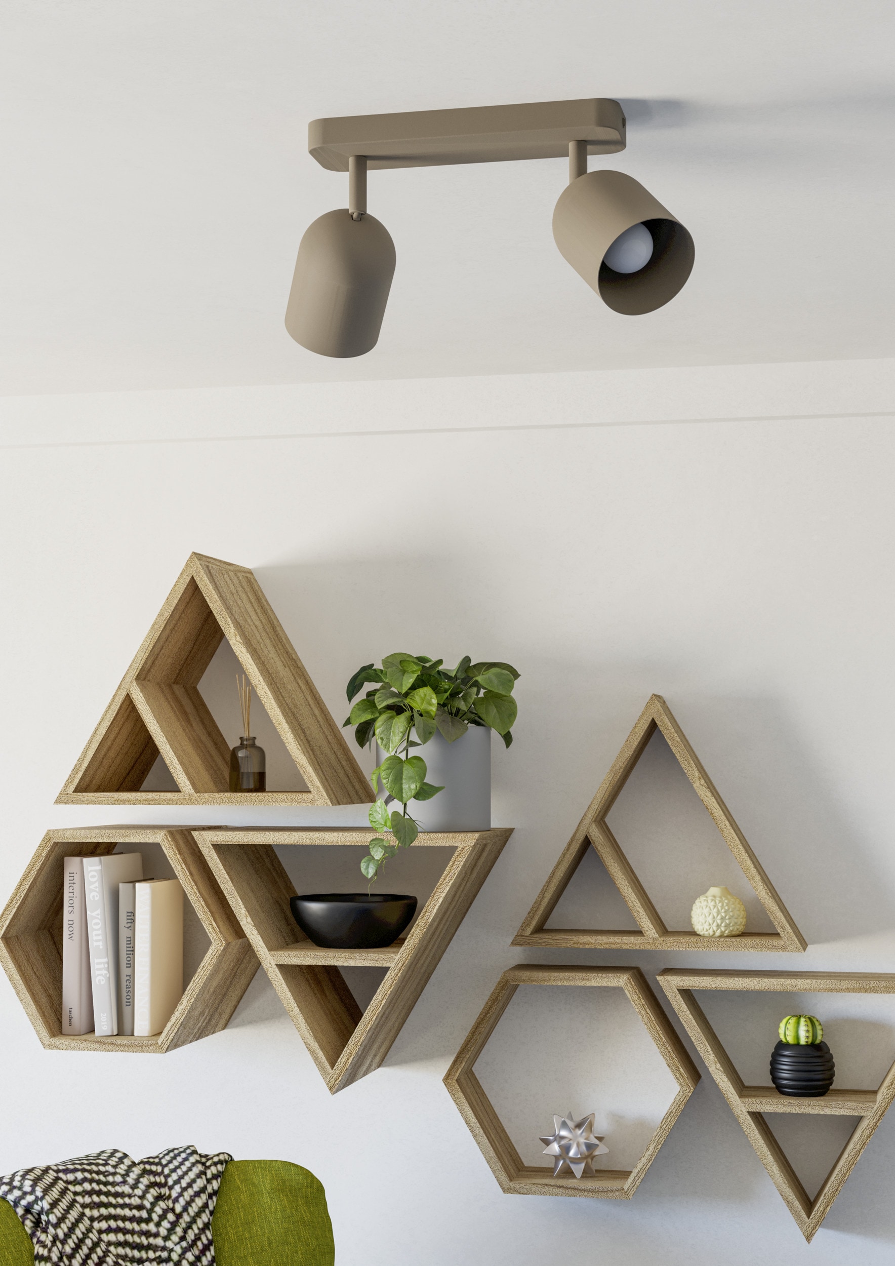 EGLO Deckenspot »TILSTON Spotlampe - Stahl - E14 - 2X40W - IP20« E14 1 Stk. Deckenlampe, Deckenstrahler, Strahler, L28 x B8 x H20,5 cm