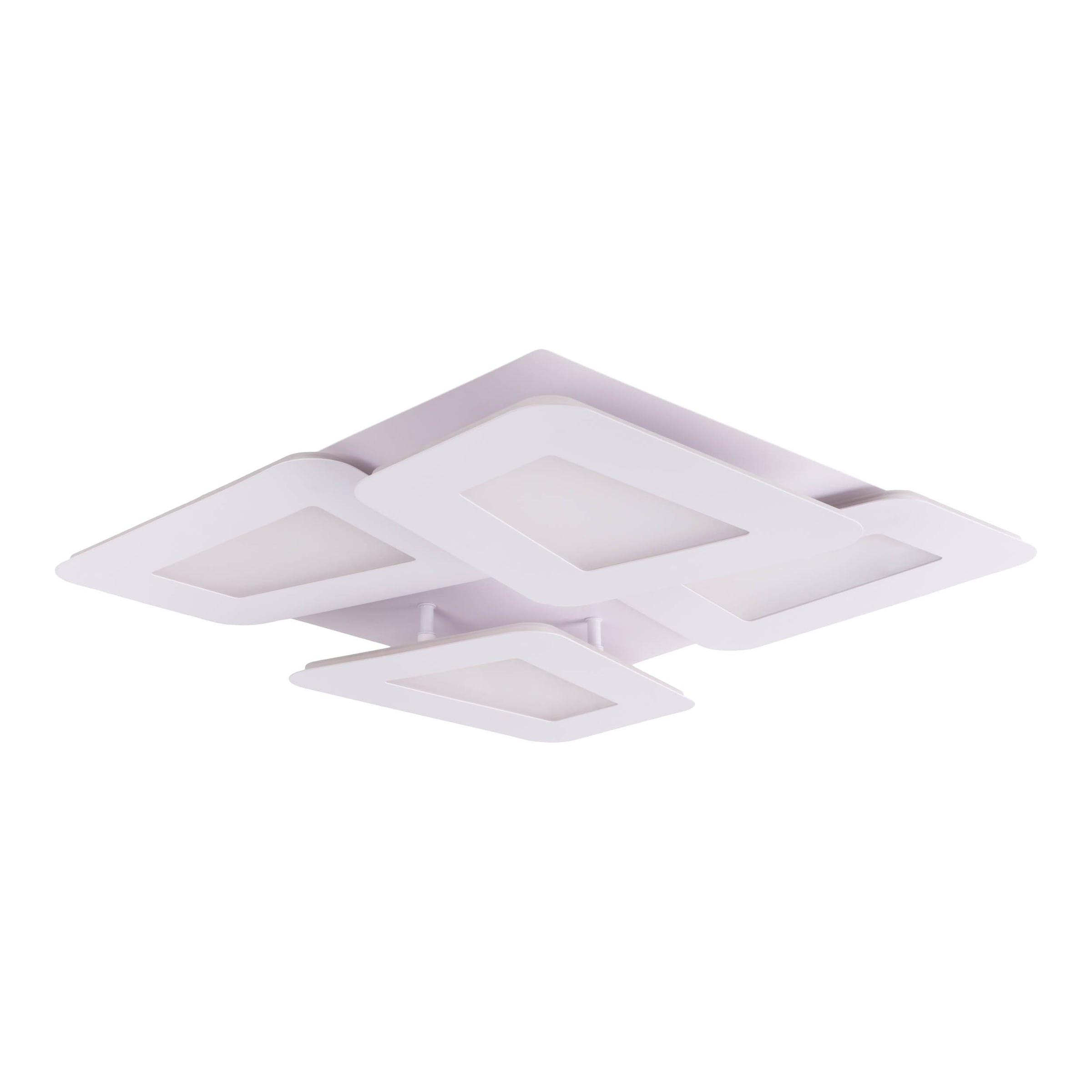 näve LED Deckenleuchte »Simen« LED-Modul 1 Stk. warmweiß - kaltweiß dimmbar, CCT, Memory, Nachtlicht, Fernbedienung, L/B: 48cm, weiß