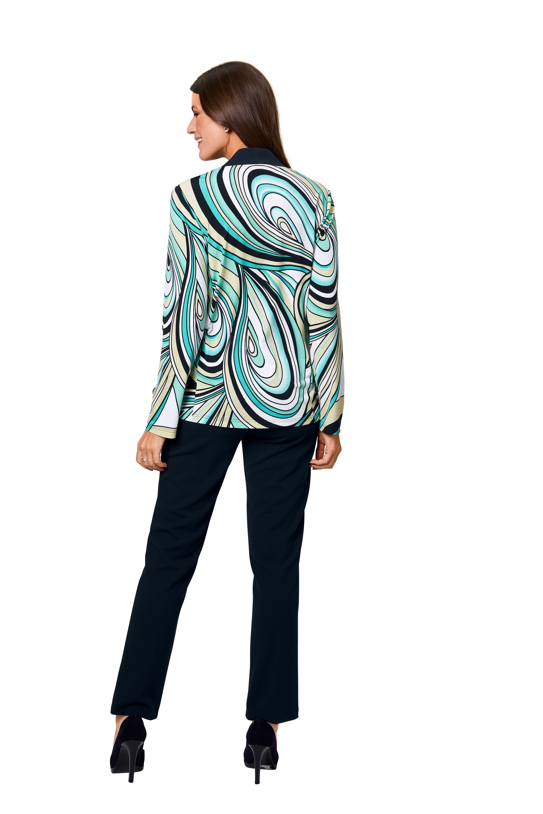 HERMANN LANGE Collection Langarmshirt, mit angesagtem Farbverlauf
