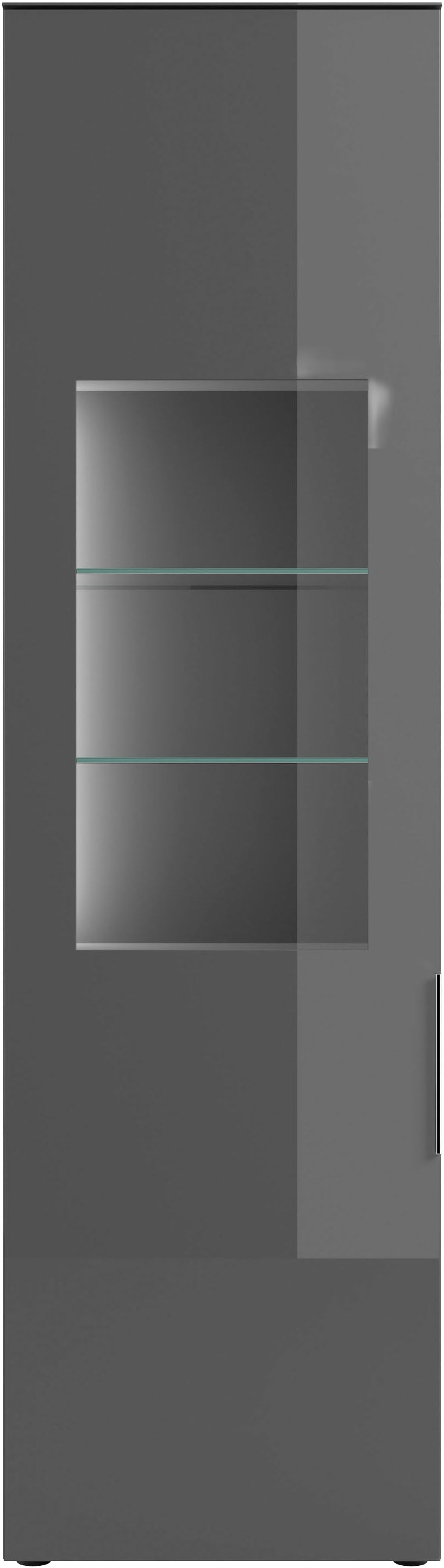 HBZ Vitrine 1 Stk. tlg. Breite 55cm, Glasfronten & Glasoberboden