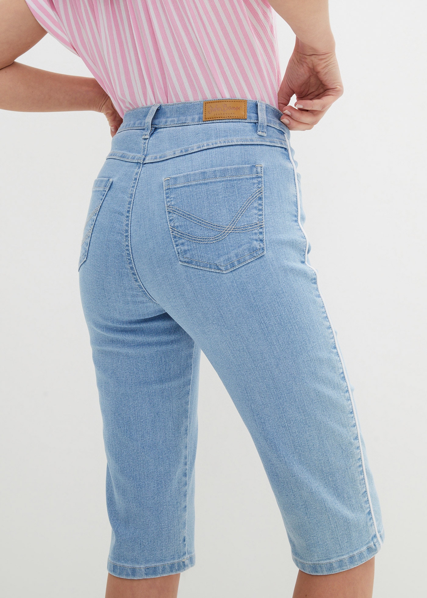 bonprix Bermudas »Jeans Bermuda Slim Fit High Waist«  Jeans Bermuda Slim Fit High Waist