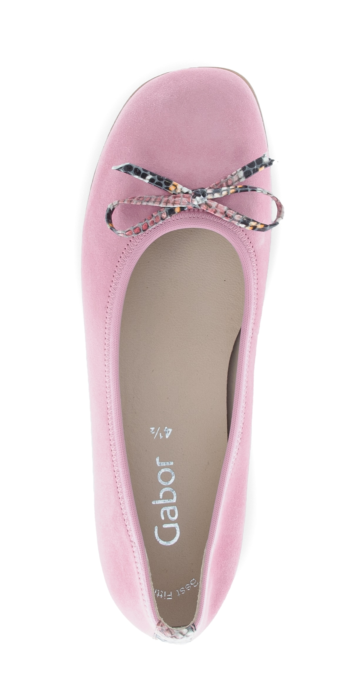 Gabor Ballerina  Businessschuh, Flats, Schlupfschuh mit Zierscheife