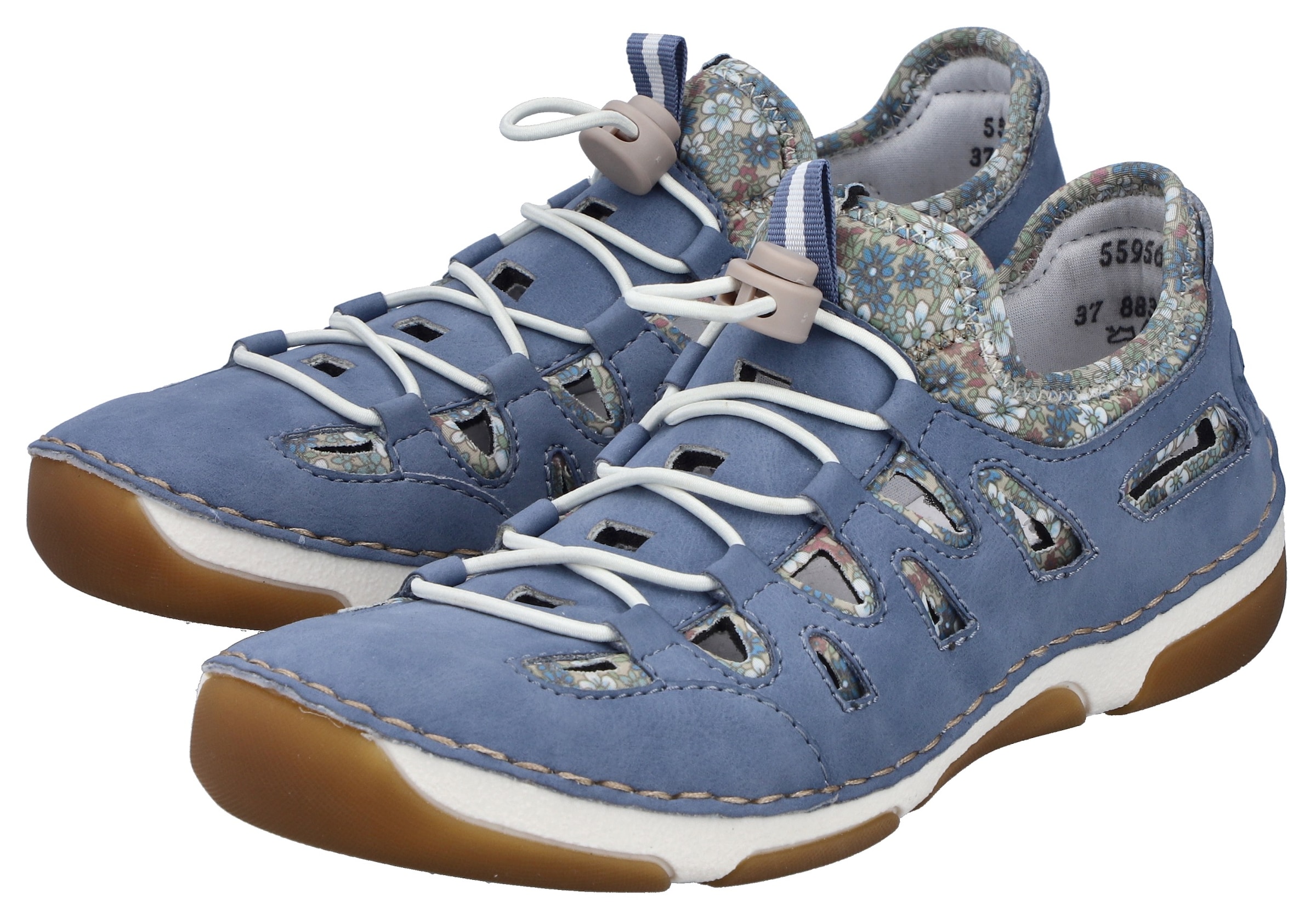 Rieker Slip-On Sneaker  Barfußschuh, Halbschuh, Slipper mit Schnellverschluss