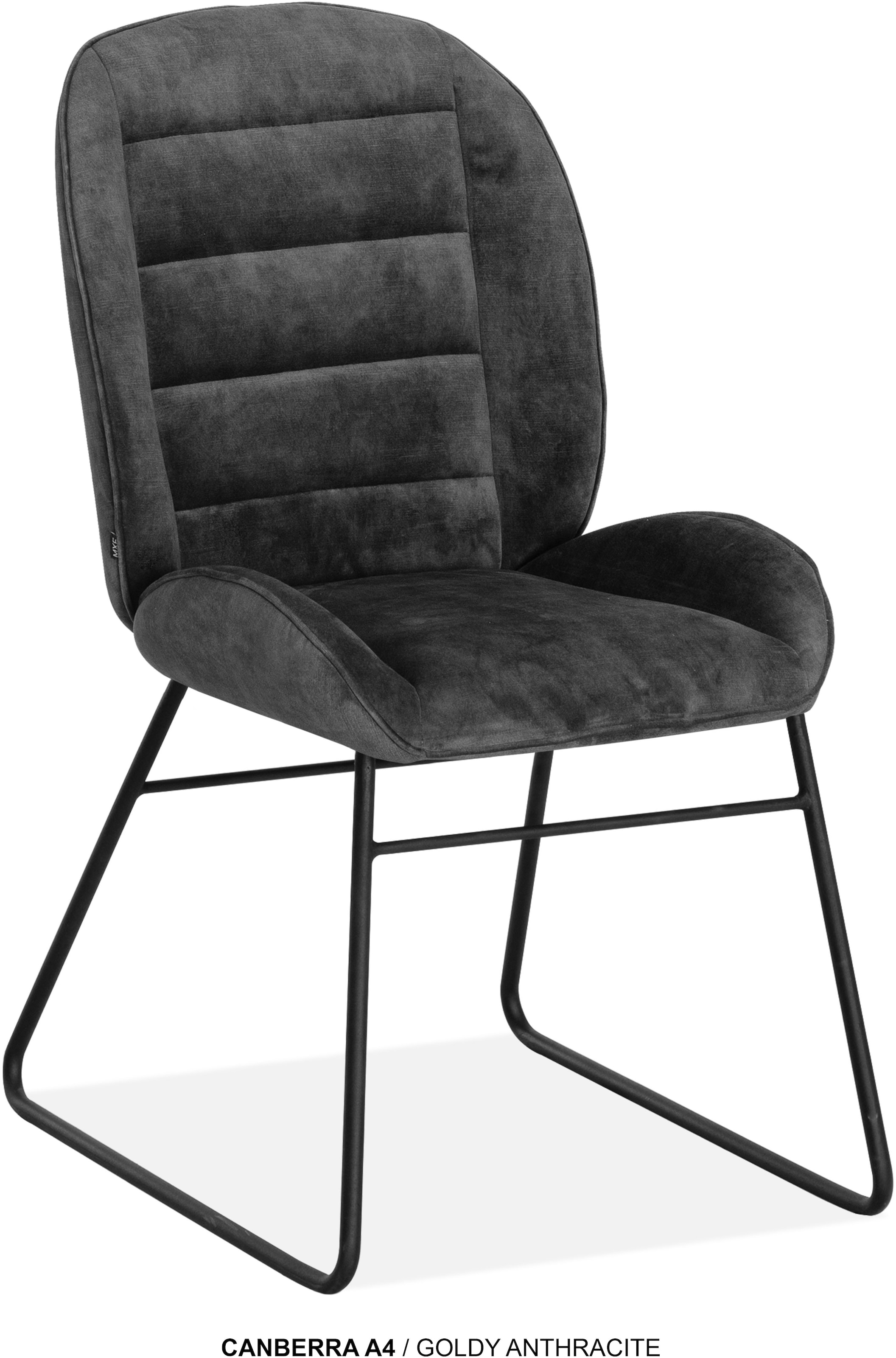 OMG Design Esszimmerstuhl »Canberra« (Set) 1 Stk.Esszimmerstuhl, pflegeleichter Samtvelour Bezug