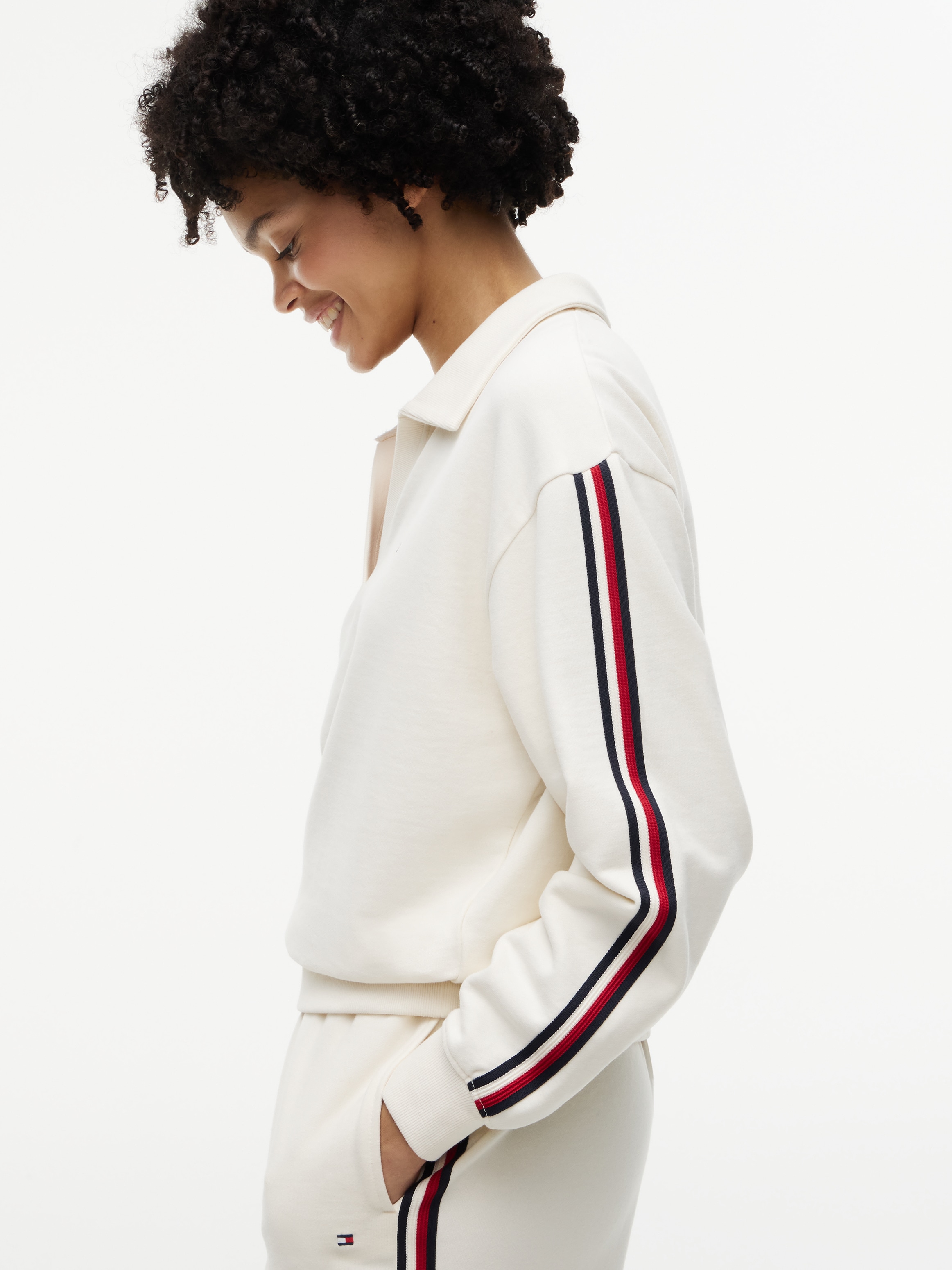 Tommy Hilfiger Underwear Sweatshirt »RUGBY SWEATER«, aus Baumwoll-Terry, Relaxed Fit
