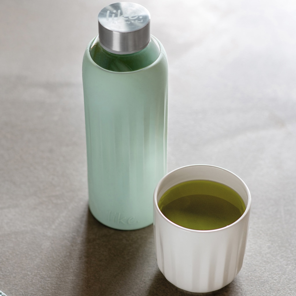 like. by Villeroy & Boch Trinkflasche »Glas-Trinkflasche To Go & To Stay 0,5 Liter mint«