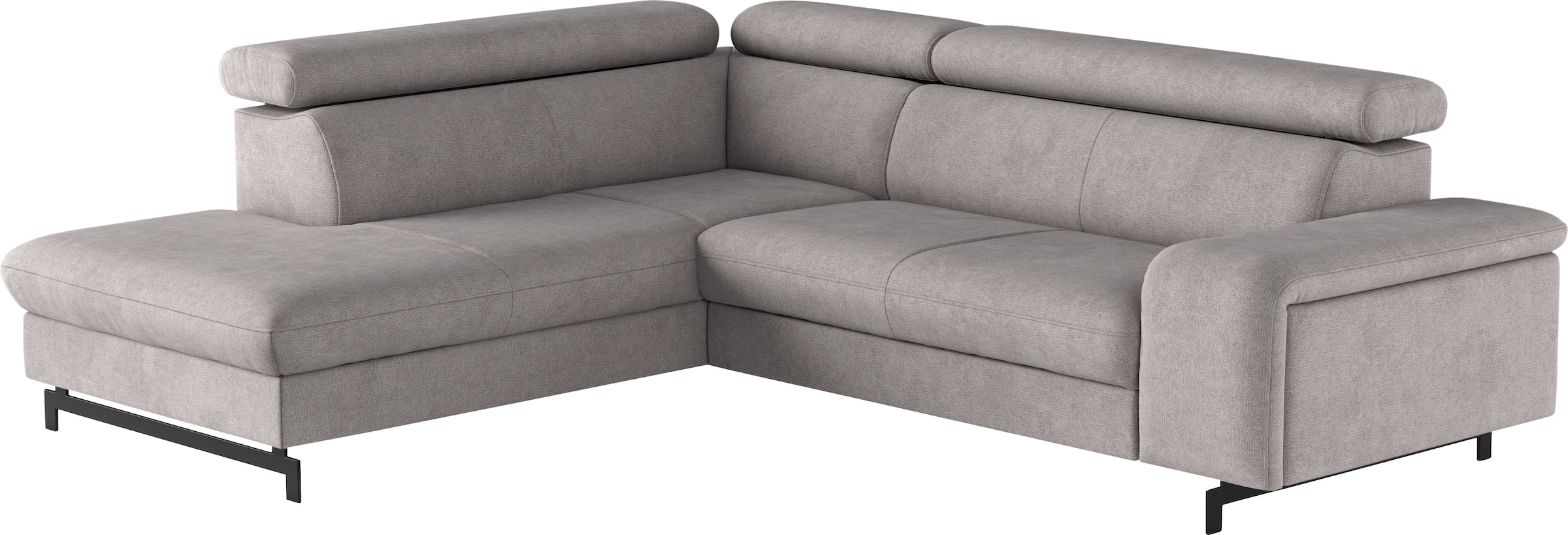 COTTA Ecksofa »Emma L-Form«, mit Kopfteilverstellung, wahlweise mit Bettfunktion & Bettkasten