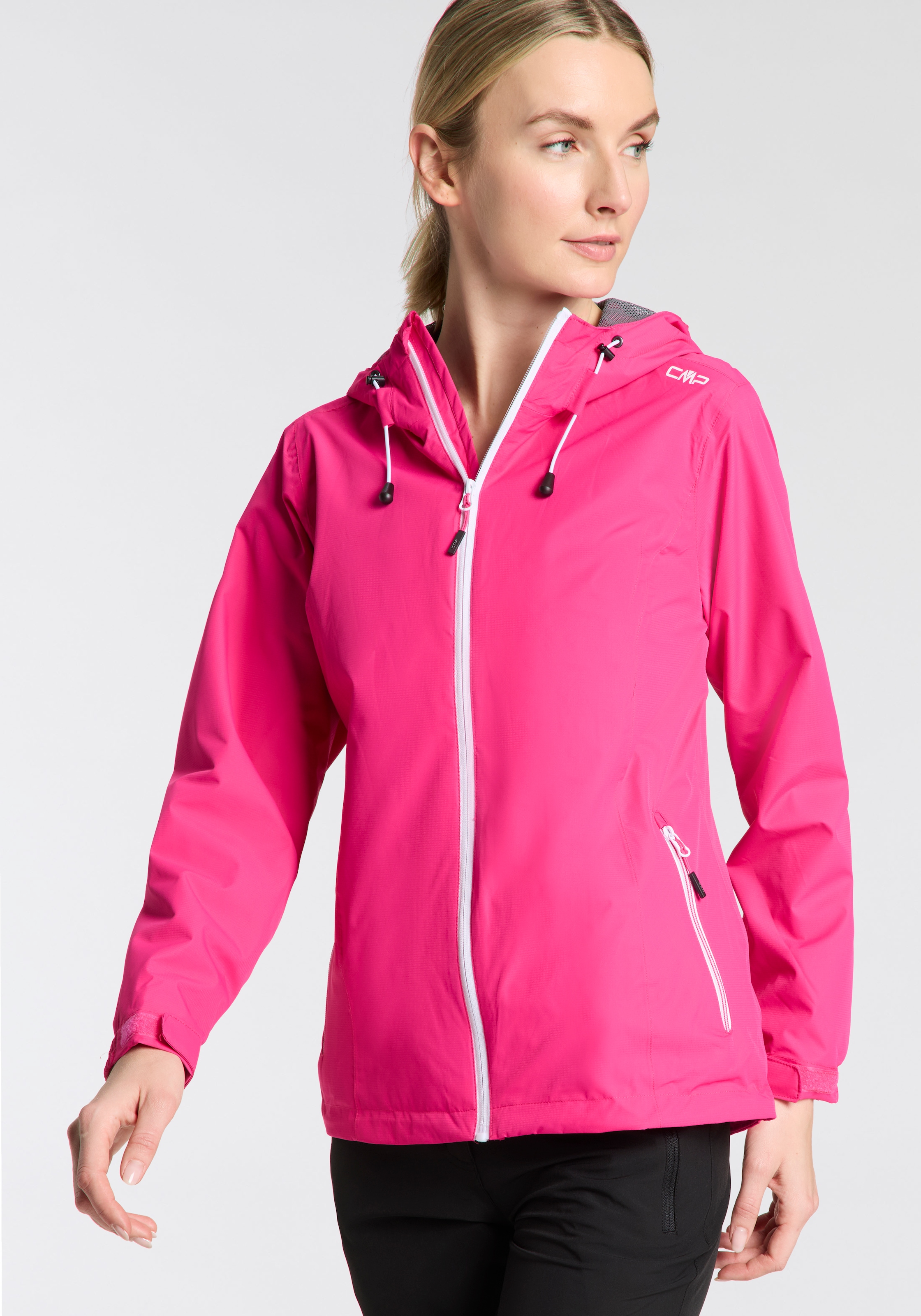 CMP Regenjacke, (1 St.), mit Kapuze, Atmungsaktiv & Winddicht & Wasserdicht