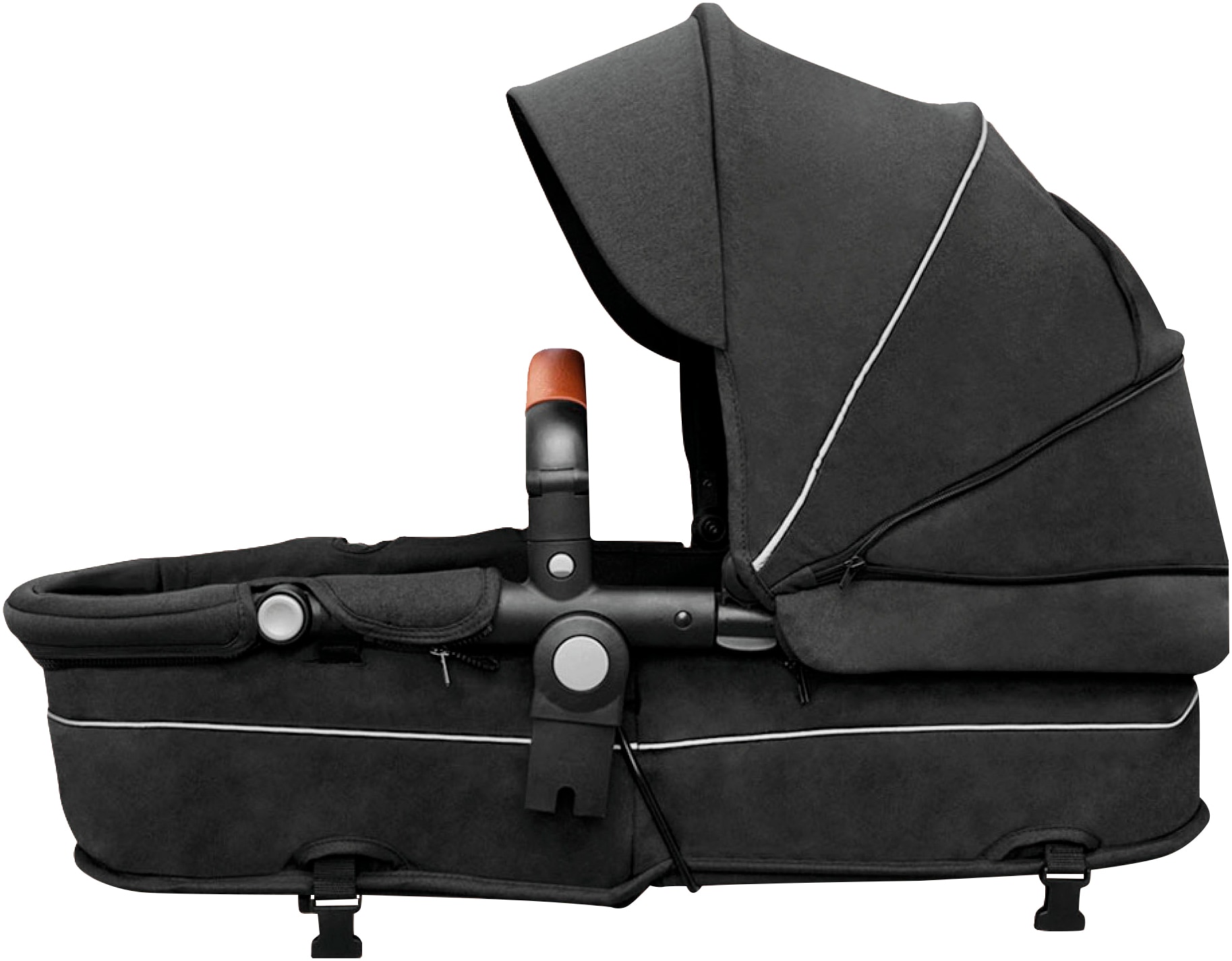 BabyGo Kombi-Kinderwagen »Halime 3in1«, inklusive Babywanne, Babyschale, Regenhaube & Wickeltasche
