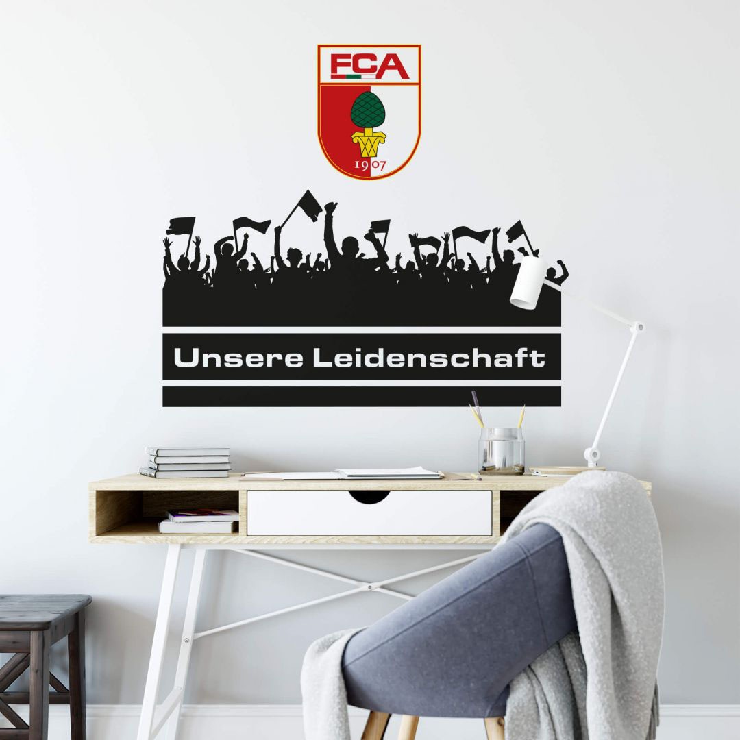 (1 Leidenschaft Fans«, »FC Wandtattoo Augsburg St.) kaufen bequem Wall-Art