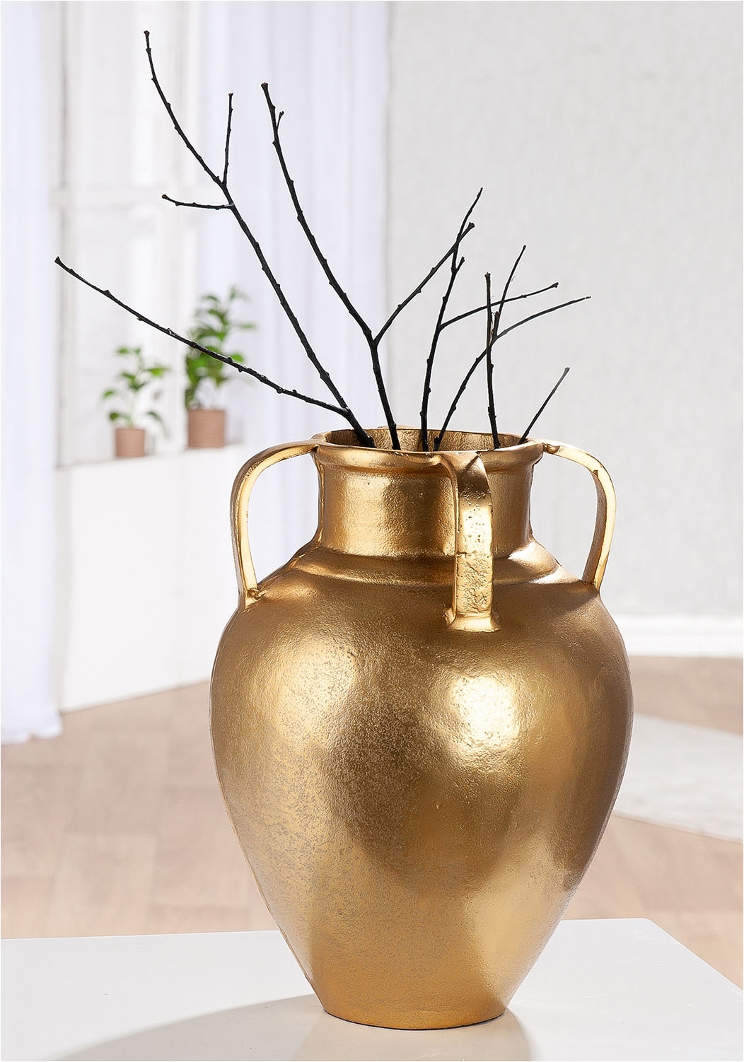 GILDE Tischvase »Vase Antigua mit 4 Henkel«