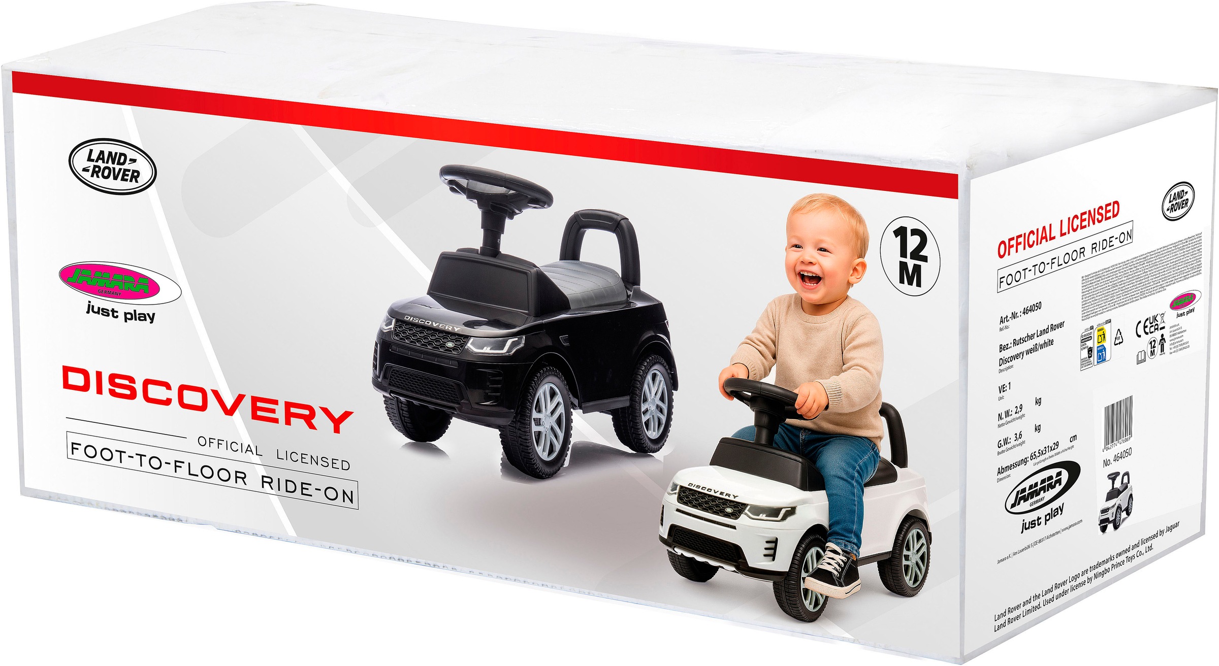 Jamara Rutscherauto »Land Rover Discovery 2in1« mit Hupe