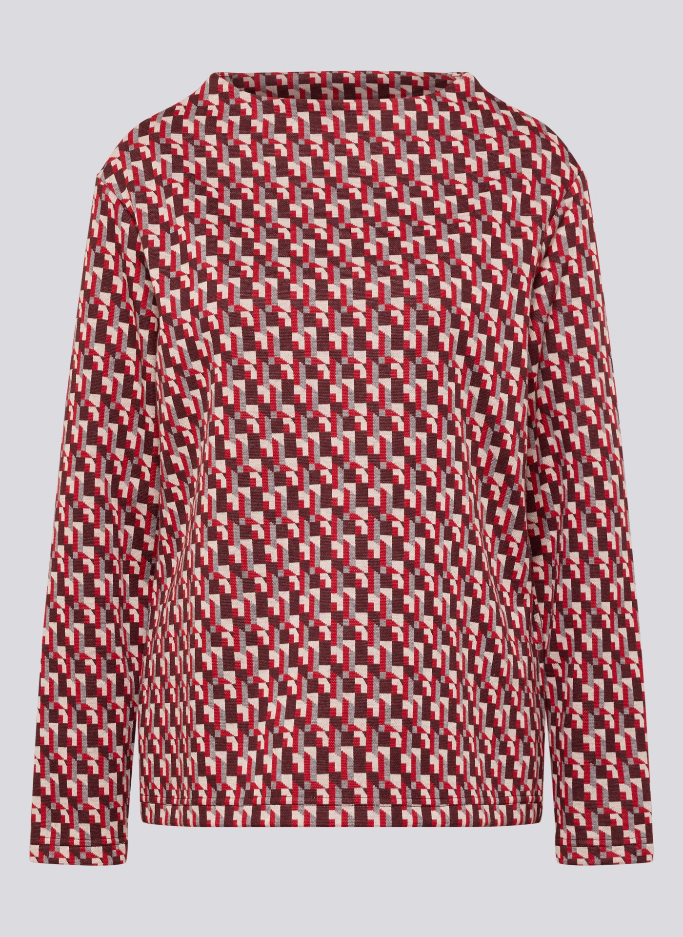 Rabe Langarmshirt , mit grafischem Muster
