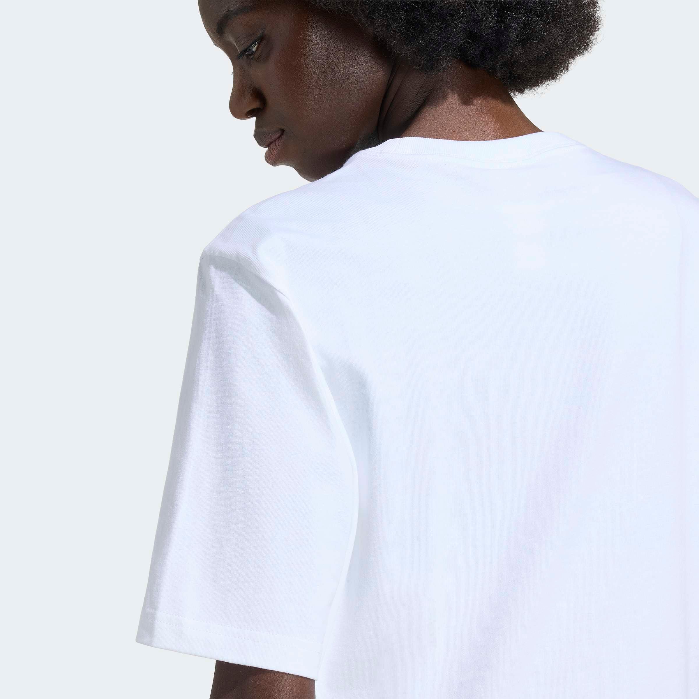 adidas Originals T-Shirt »ESSENTIALS, LOCKER GESCHNITTEN« für Erwachsene, mit sportlichem Stil, Kurzarmdesign, ohne Verschluss