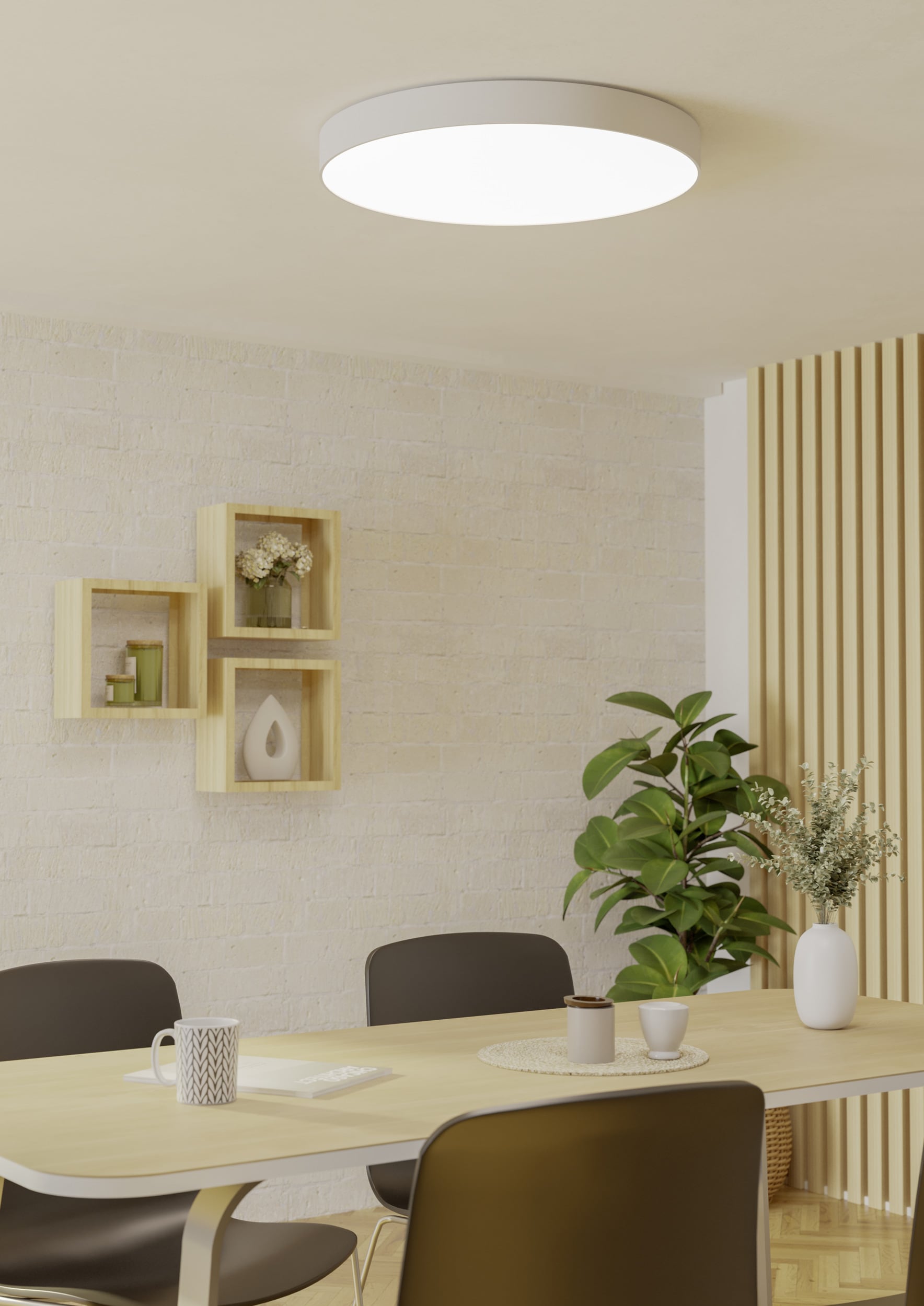 EGLO LED Deckenleuchte »GALLIZZI-Z Deckenlampe - Kunststoff - LED - 36,5W - IP20« LED-Modul 1 Stk. Kaltweiß | Neutralweiß | RGB | Warmweiß Wohzimmerlampe, Esszimmerlampe, Flur, Schlafzimmer, H7 x Ø69 cm