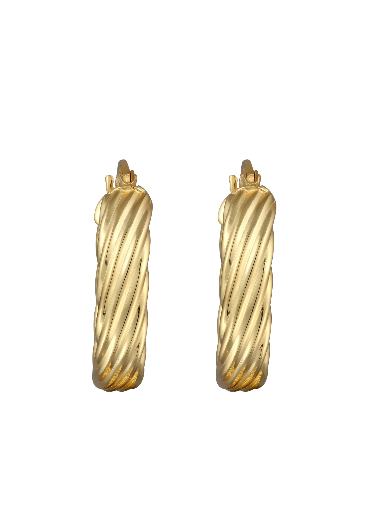 Elli Paar Creolen »Ohrringe Creolen Twisted 925 Sterling Silber«