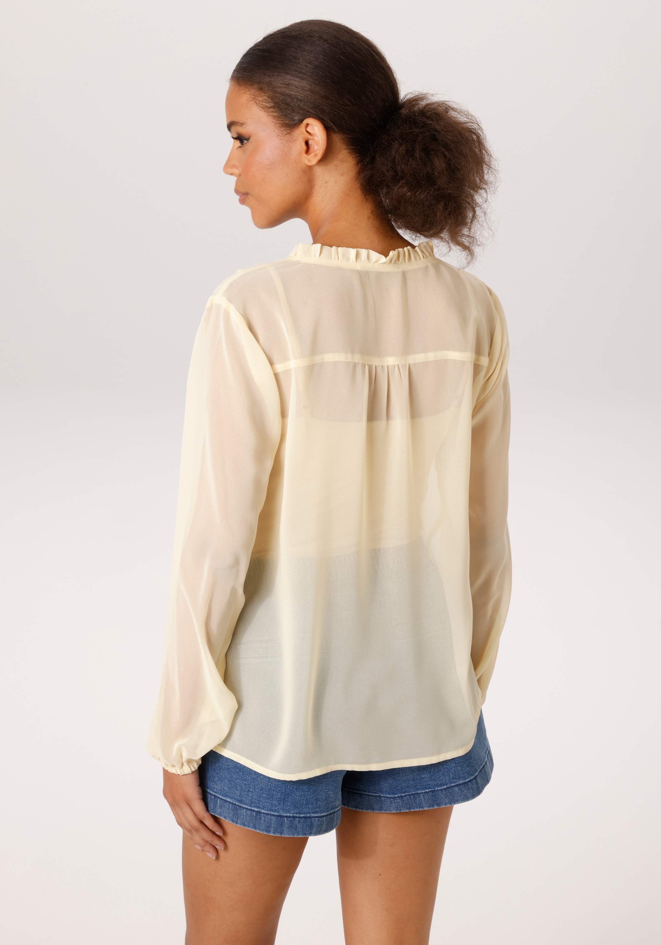 Aniston CASUAL Schlupfbluse im trendigen Pastell - NEUE KOLLEKTION