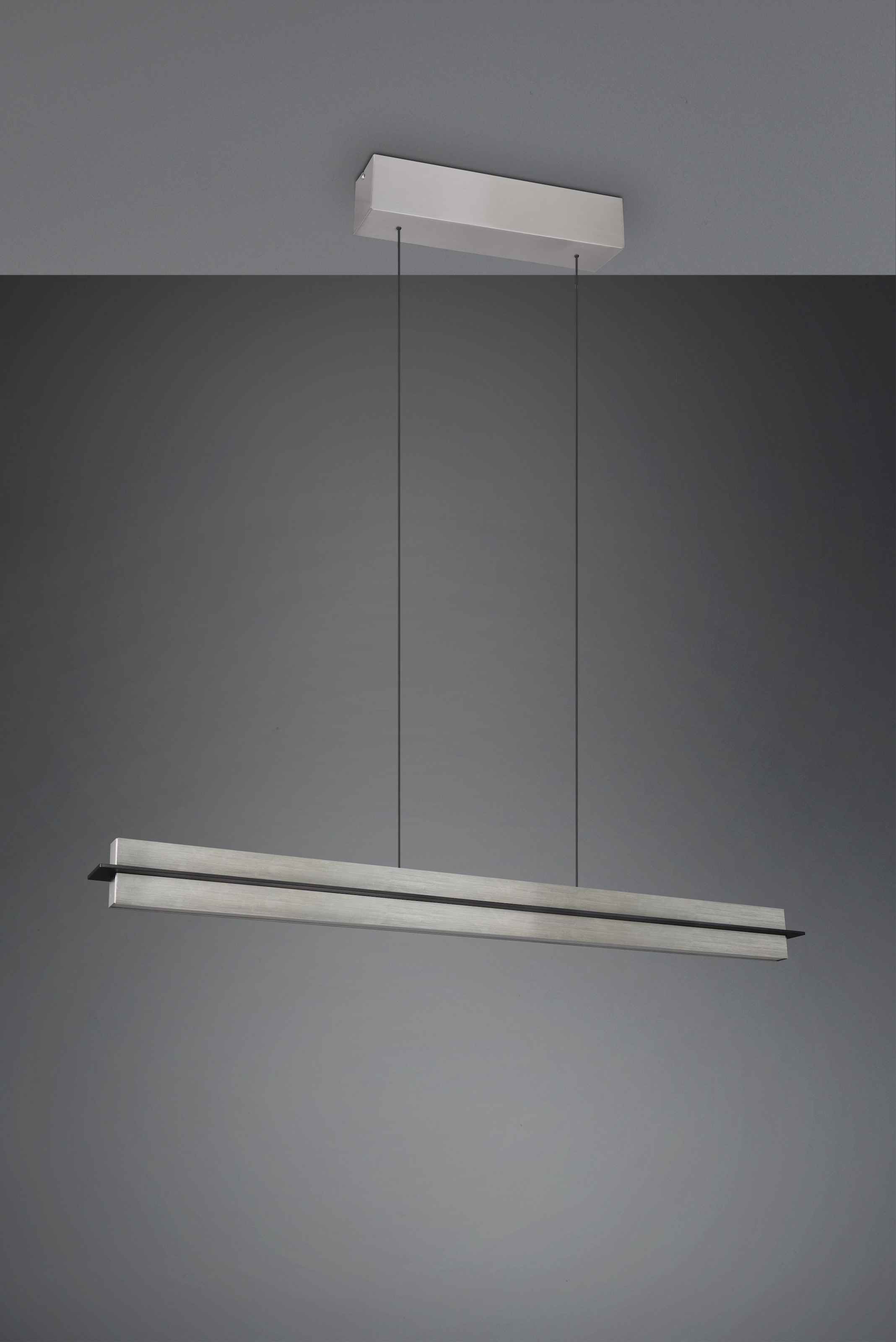 TRIO Leuchten LED Pendelleuchte »EMERSON, LED Hängeleuchte höhenverstellbar, 4-Stufen Touch Dimmer« LED-Board 1 Stk. Farbwechsler | warmweiß - kaltweiß Lichtfarbe einstellbar 2700-5000K warm- bis kaltweiß, Höhe max 150 cm