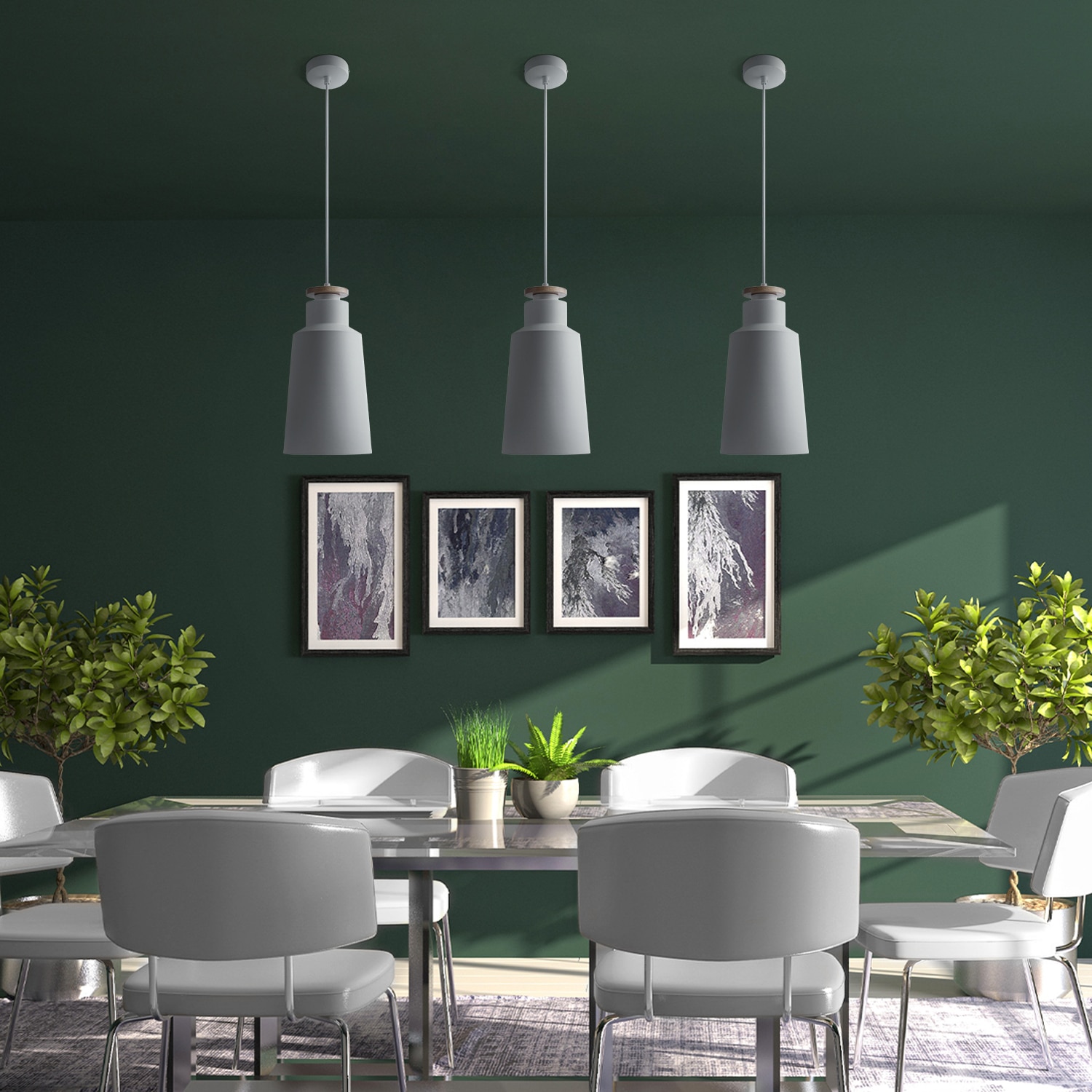 Paco Home Pendelleuchte »JACK I«, 1 flammig, Leuchtmittel E27 | ohne Leuchtmittel, Hängelampe Esszimmer Küchenlampe Esstischlampe Skandinavisch E27