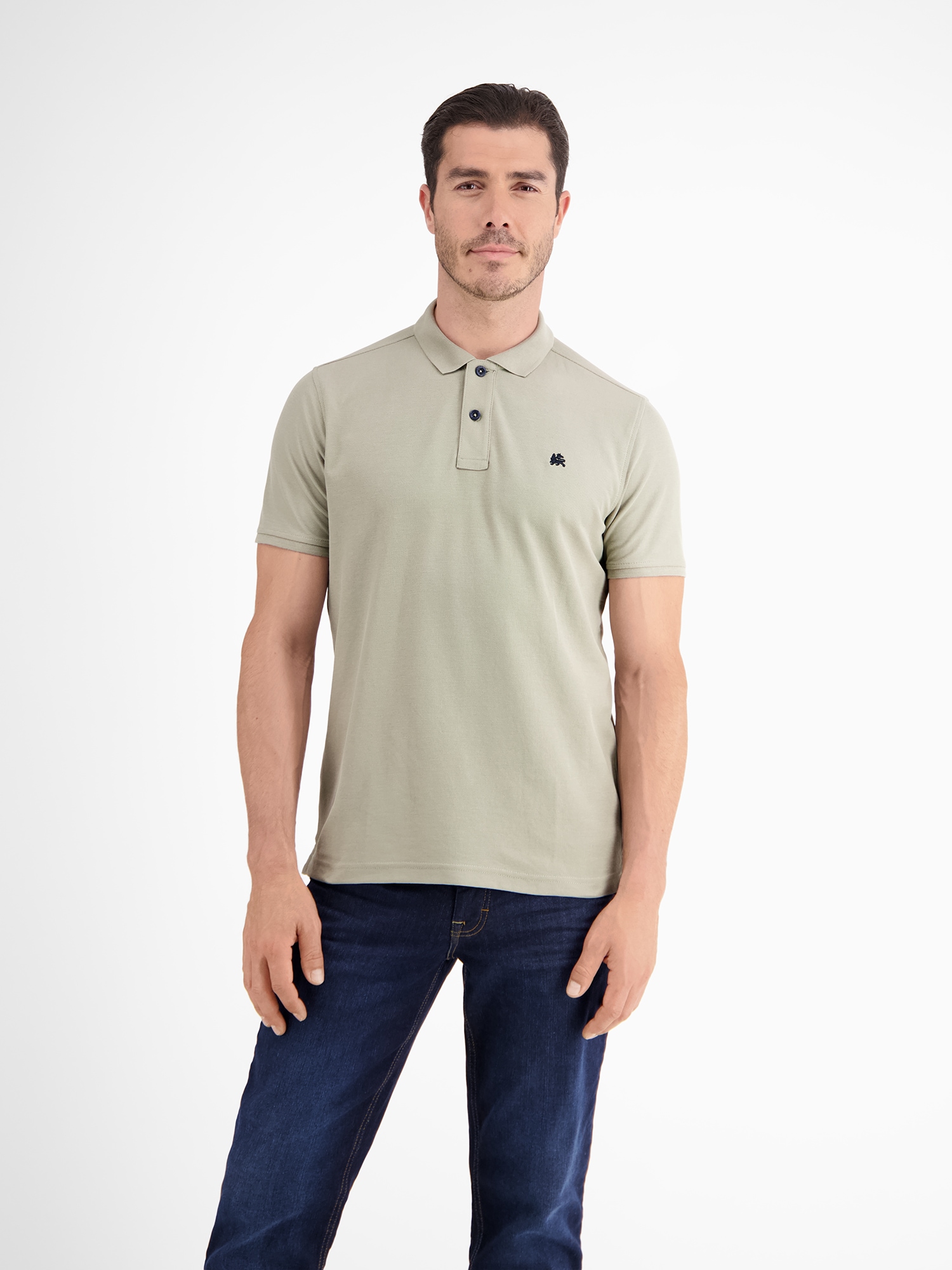 LERROS Poloshirt »COOL & DRY« mit Logo-Stickerei